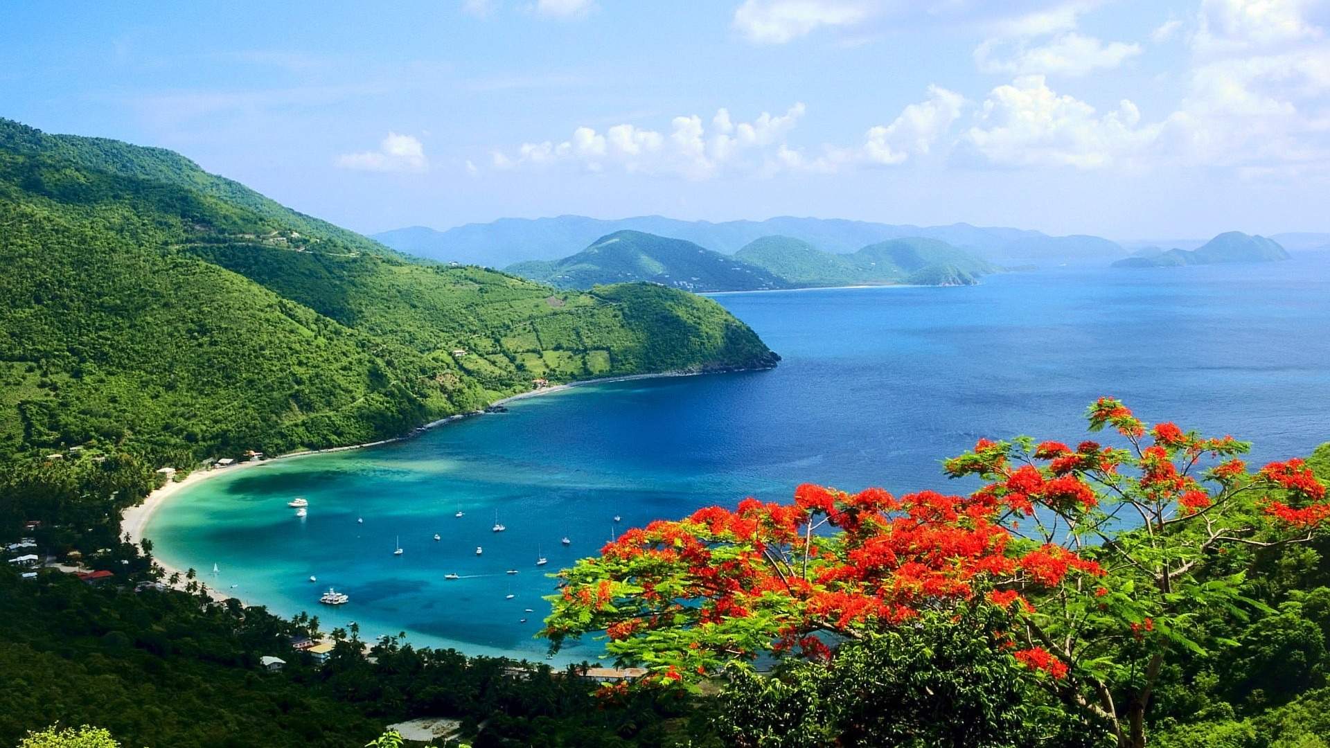 静谧山水风景图片高清手机壁纸图片