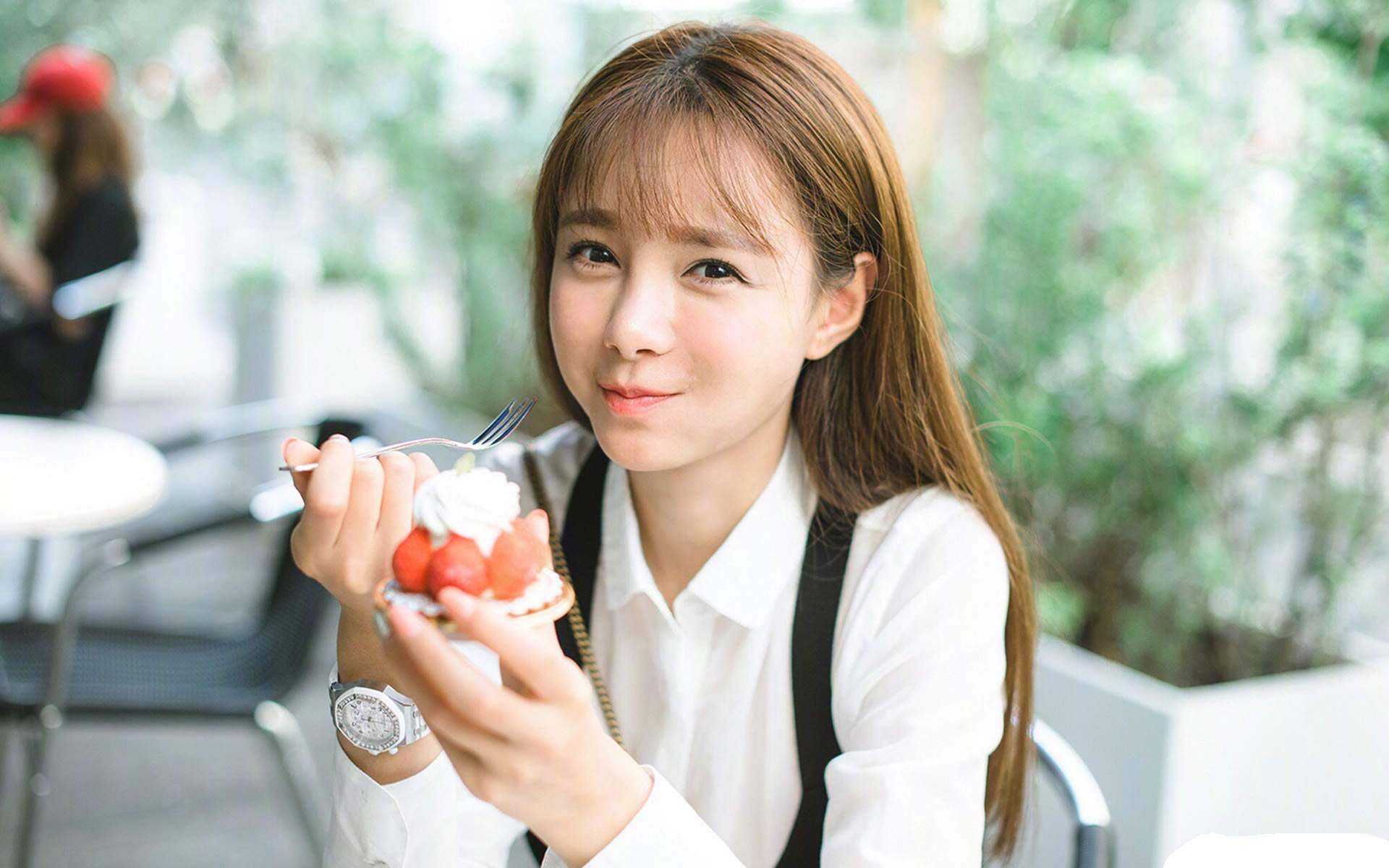 高清湖南省湘西吉首市美女沈梦辰《恋梦空间》微甜图片图片