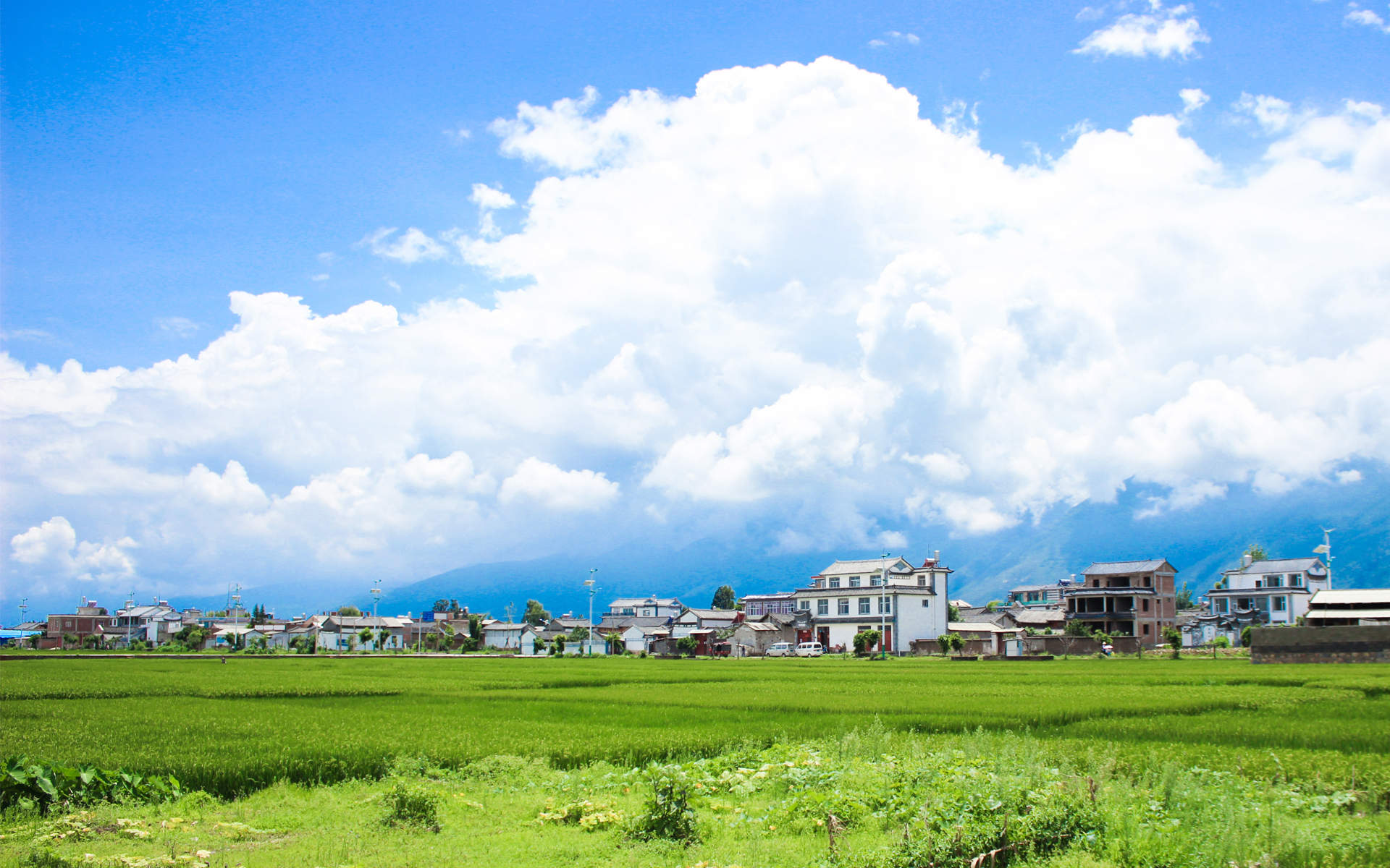 2019年7月清新优美风景图片日历壁纸图片
