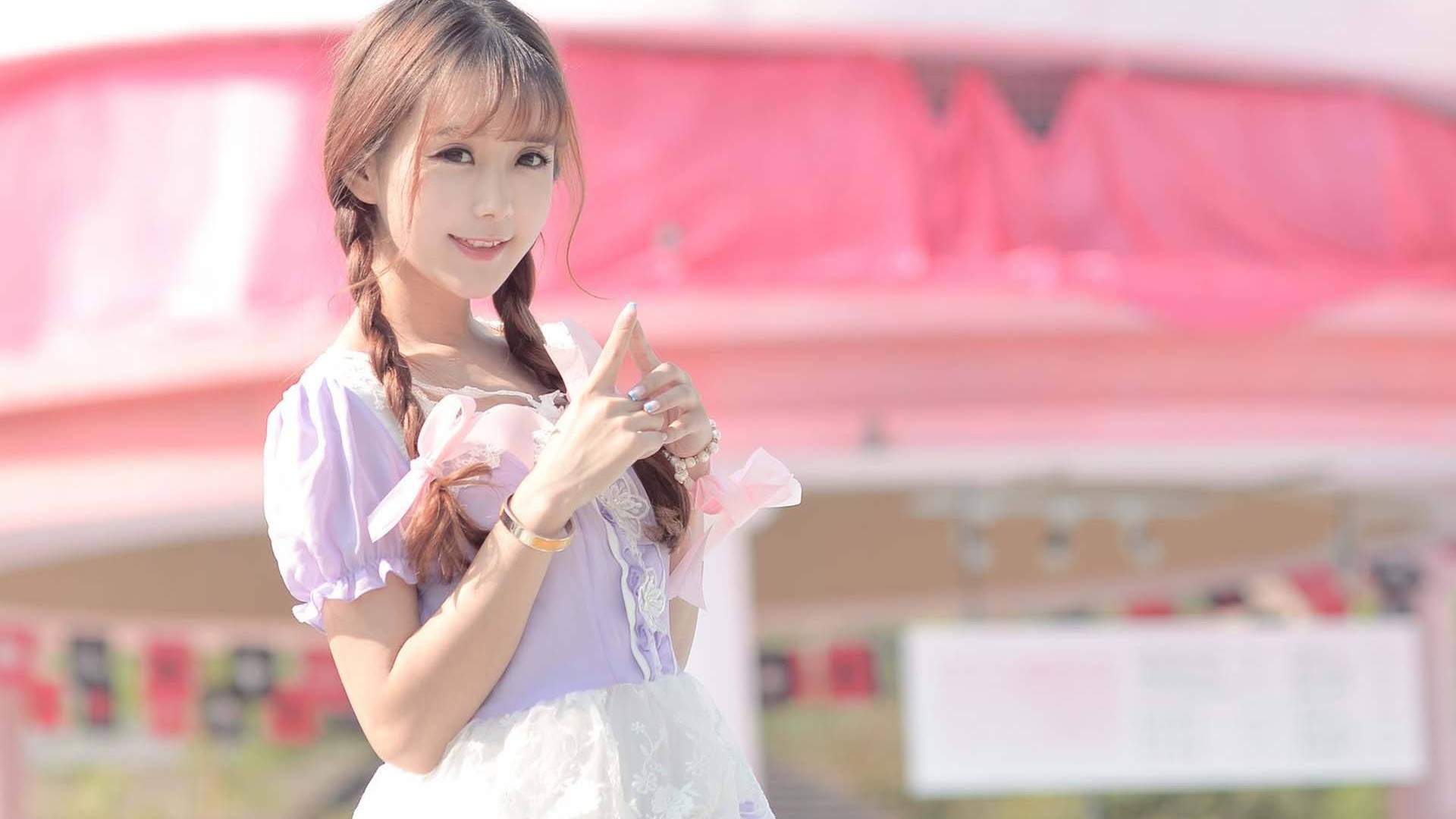 高清90后校花甜美灵动美少女学生装清纯写真图片手机壁纸图片
