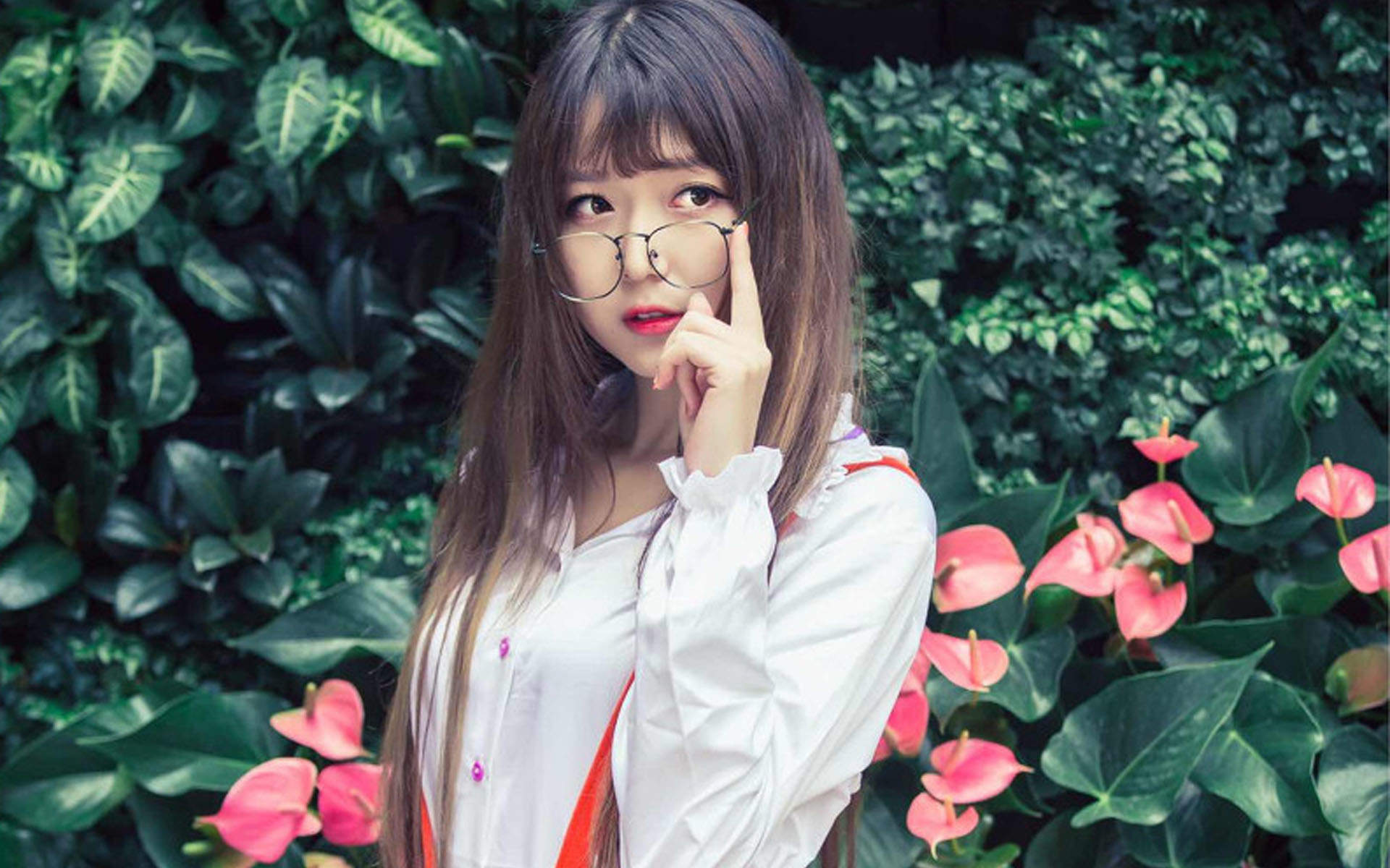 娃娃脸美女图片