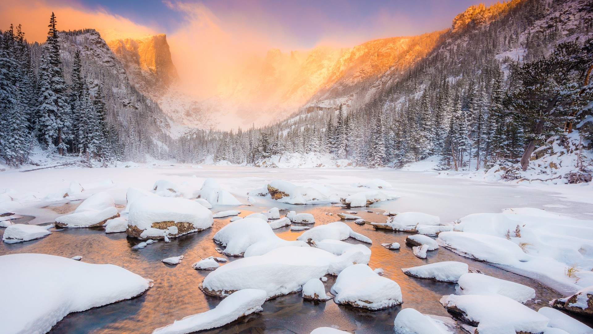 湖泊山水风景手机壁纸图片