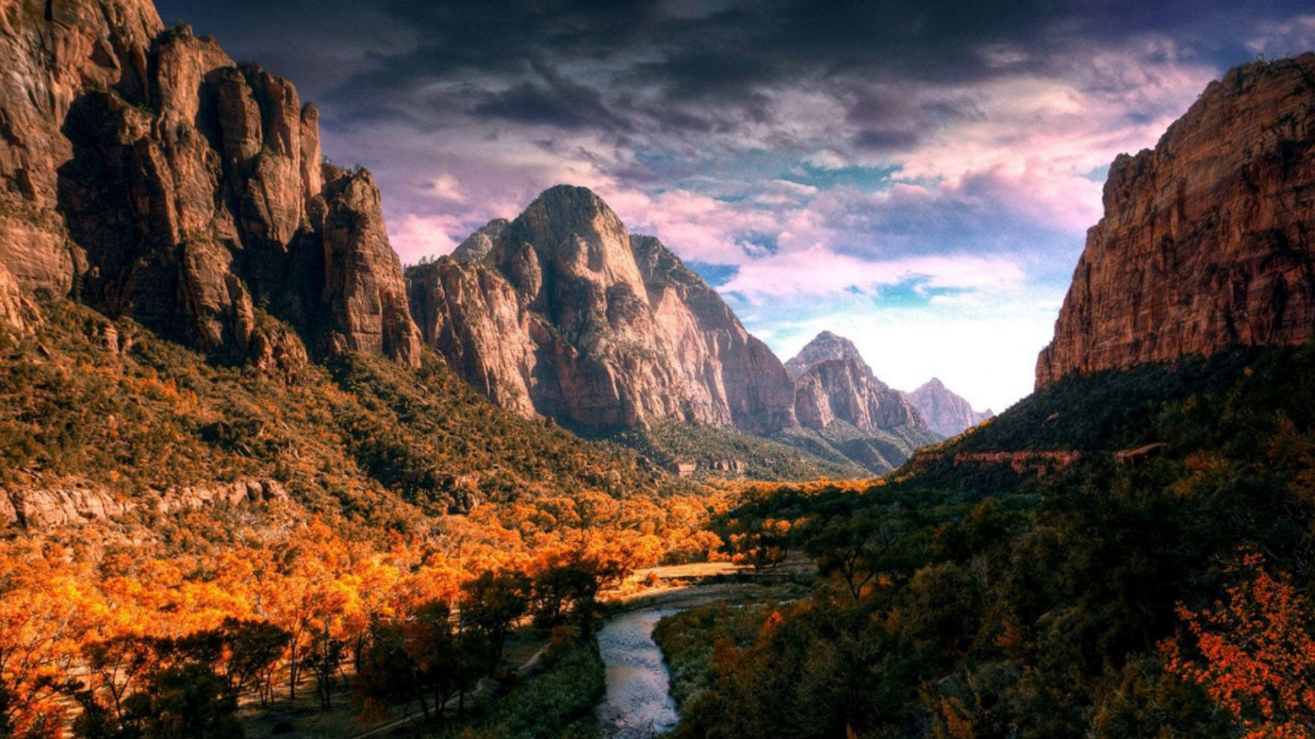 静谧山水风景图片高清手机壁纸图片