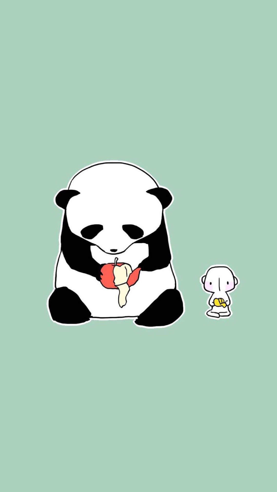 熊猫头清新情话表情包图片