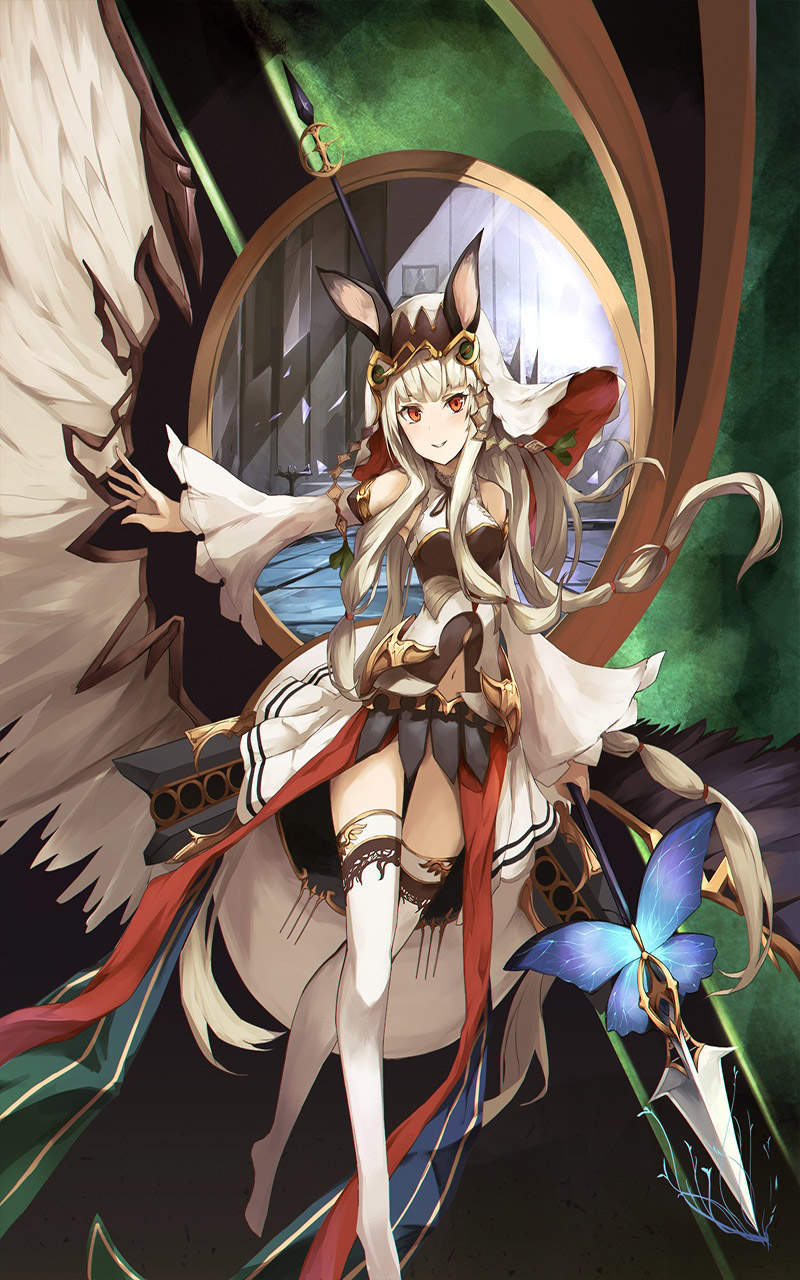 手绘动漫美女COS卡通手机壁纸图片图片