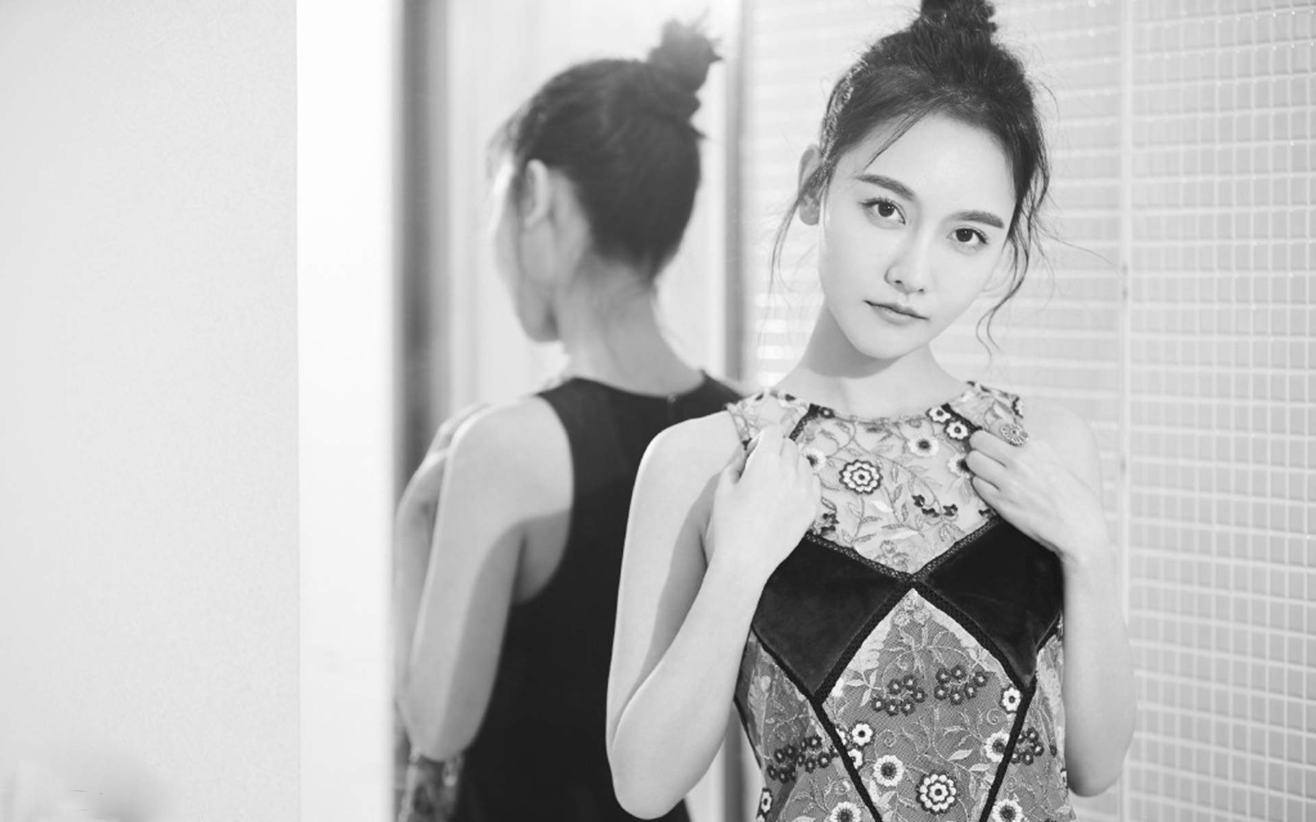 内地重庆渝中女演员孙骁骁清新脱俗时尚写真高清图片图片