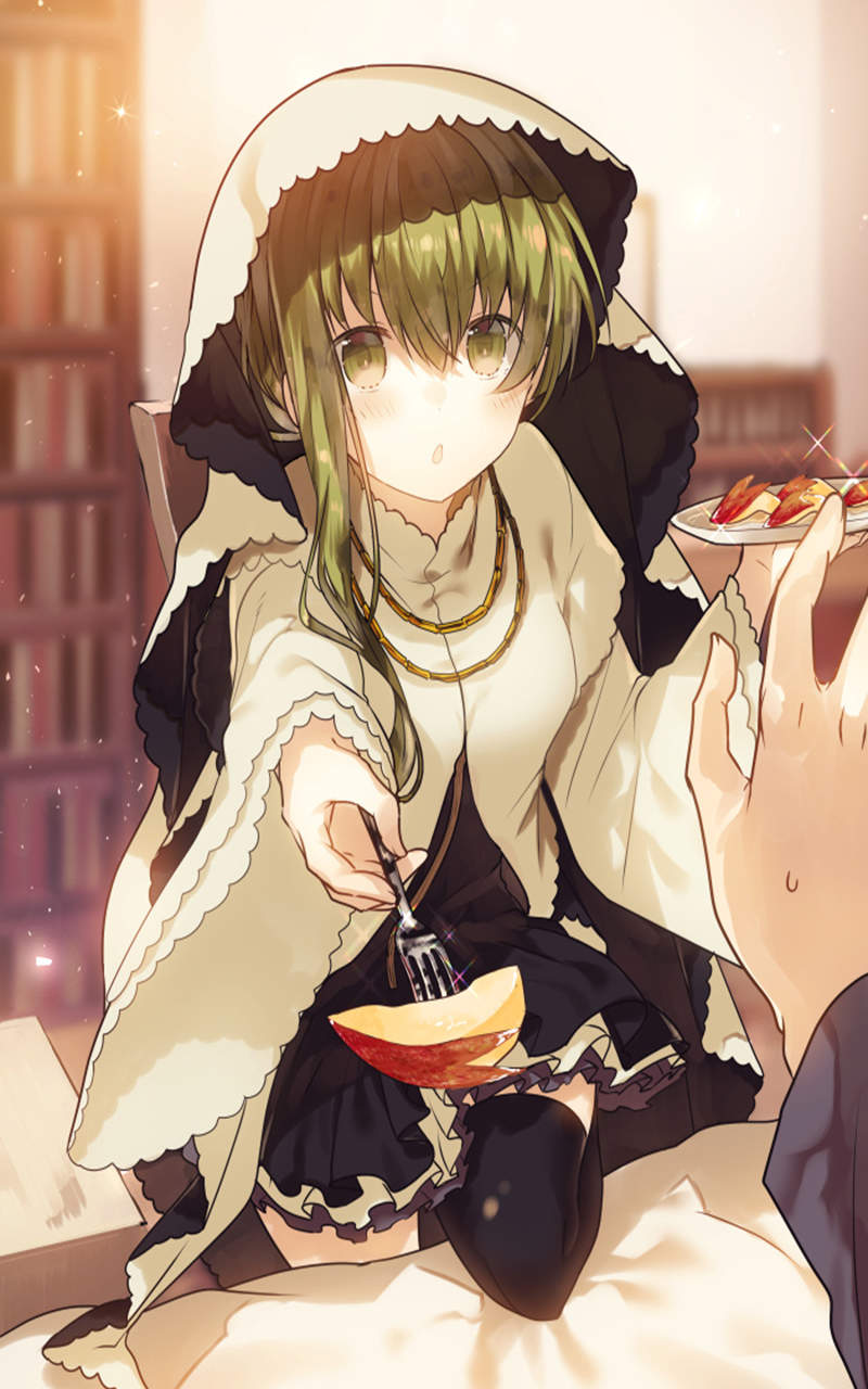 卡通美少女图片