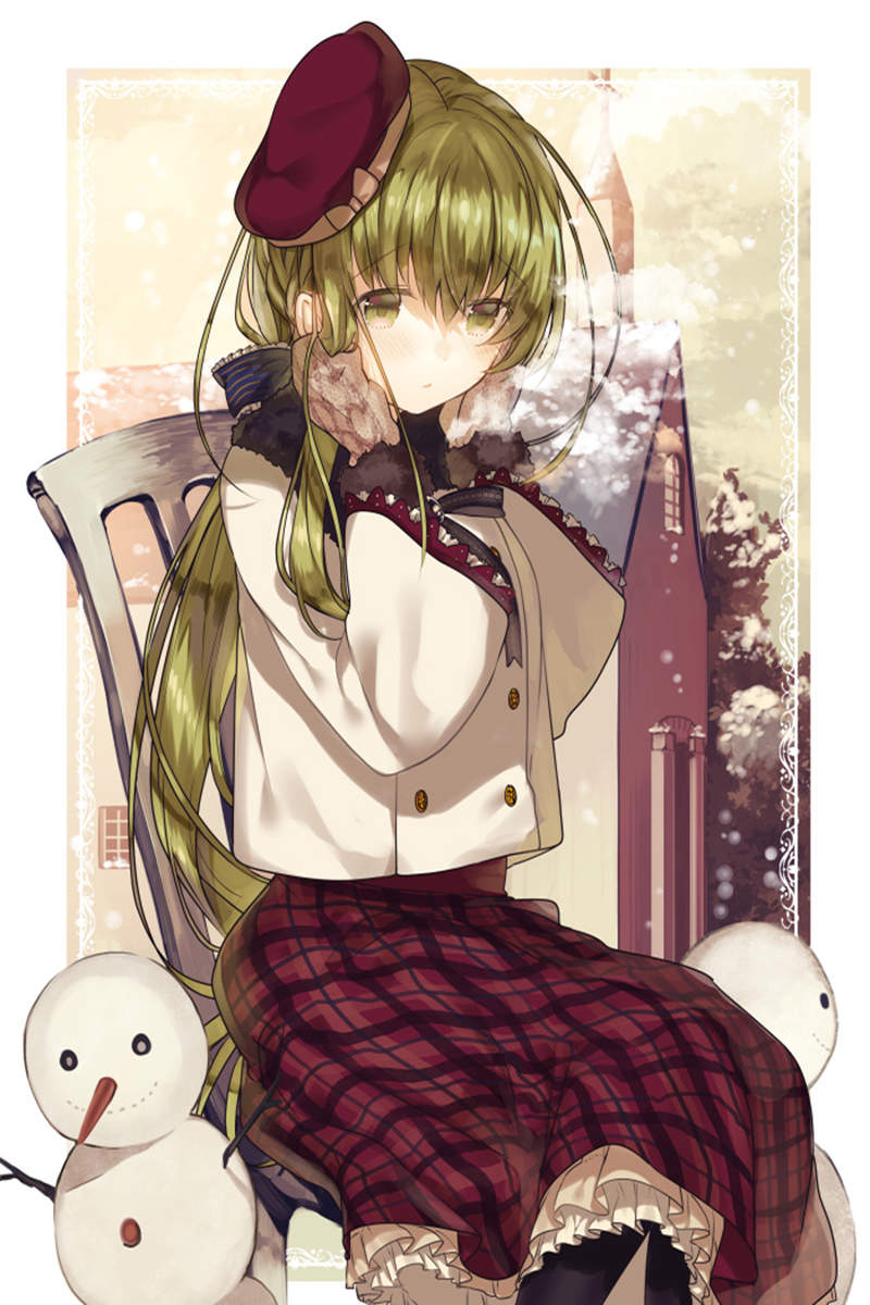 卡通美少女插画图片手机壁纸图片