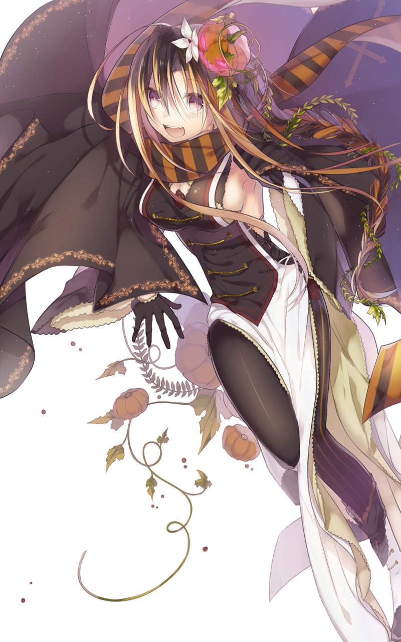 卡通美少女插画图片手机壁纸图片
