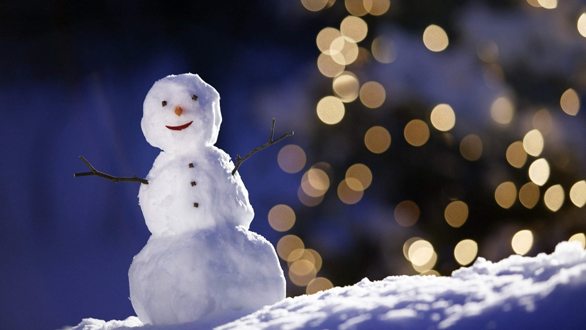冬季可爱雪人图片手机壁纸图片