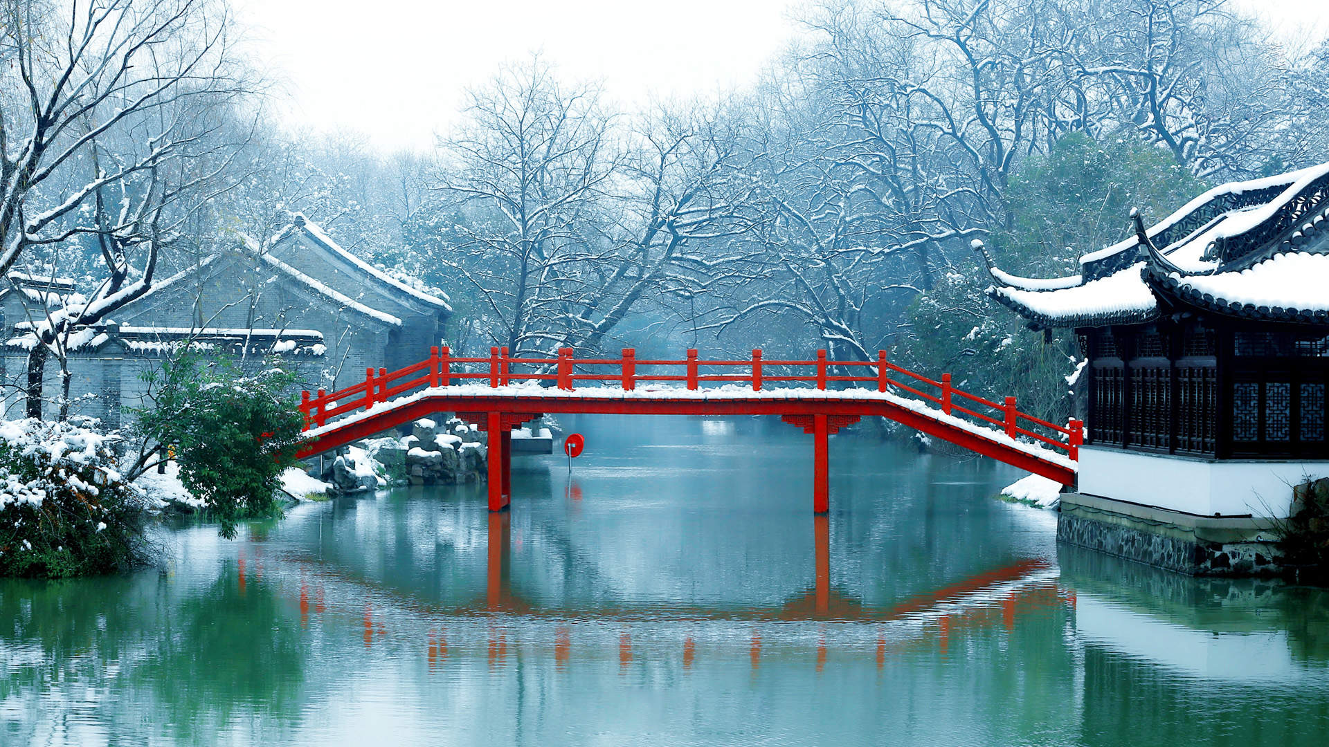 冬日雪景图片
