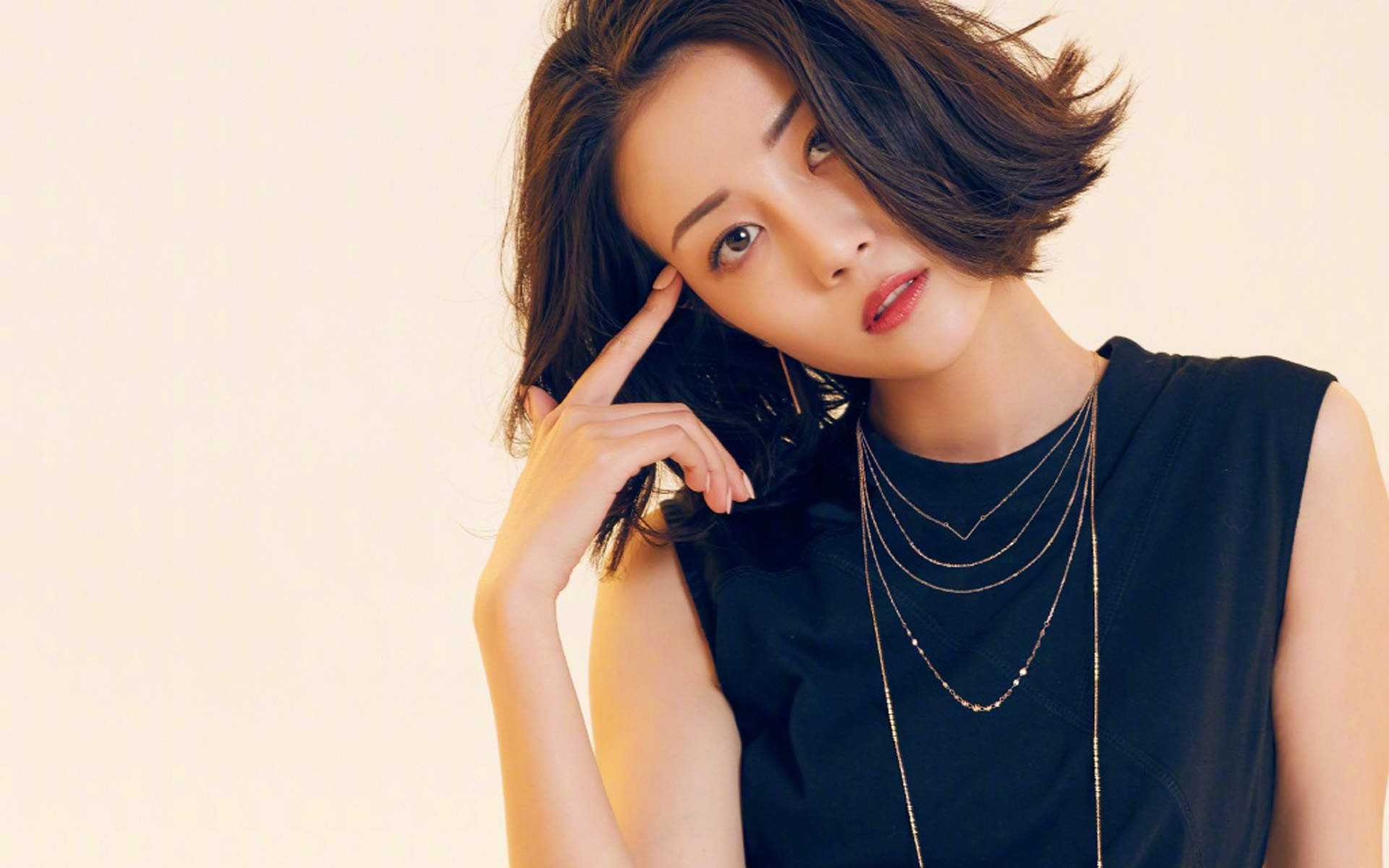 高清北京美女李溪芮唯美杂志大片写真图片图片