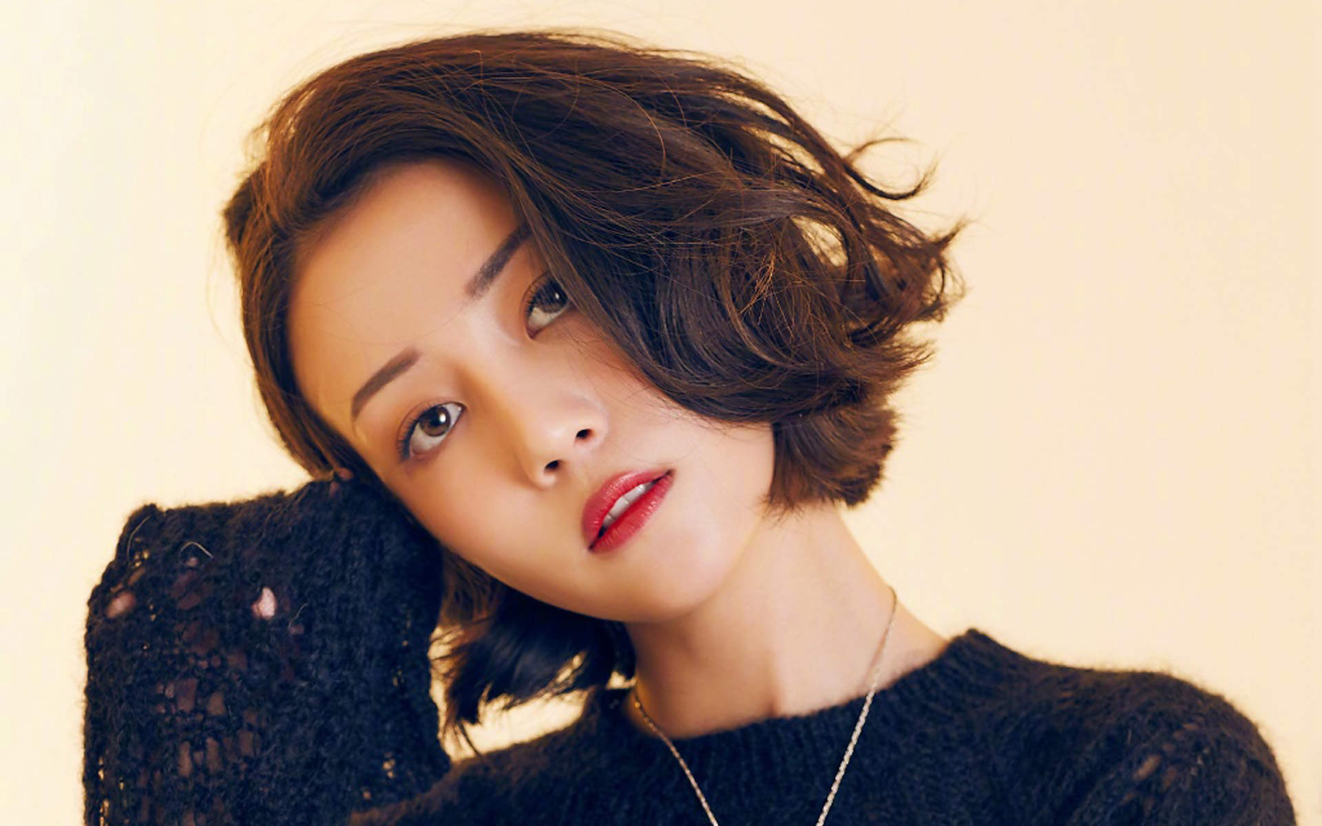 高清北京美女李溪芮唯美杂志大片写真图片图片