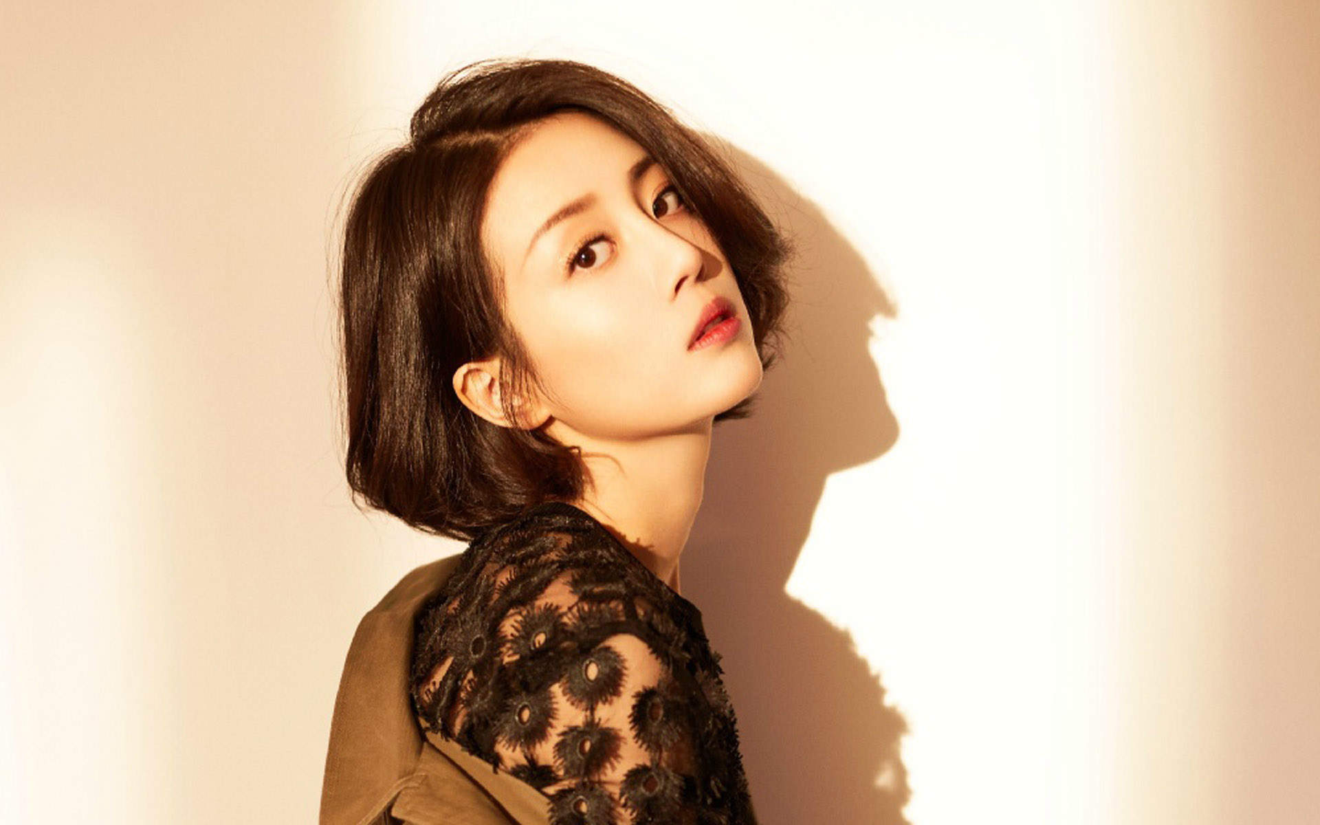 高清北京美女李溪芮时尚风格写真图片桌面壁纸图片