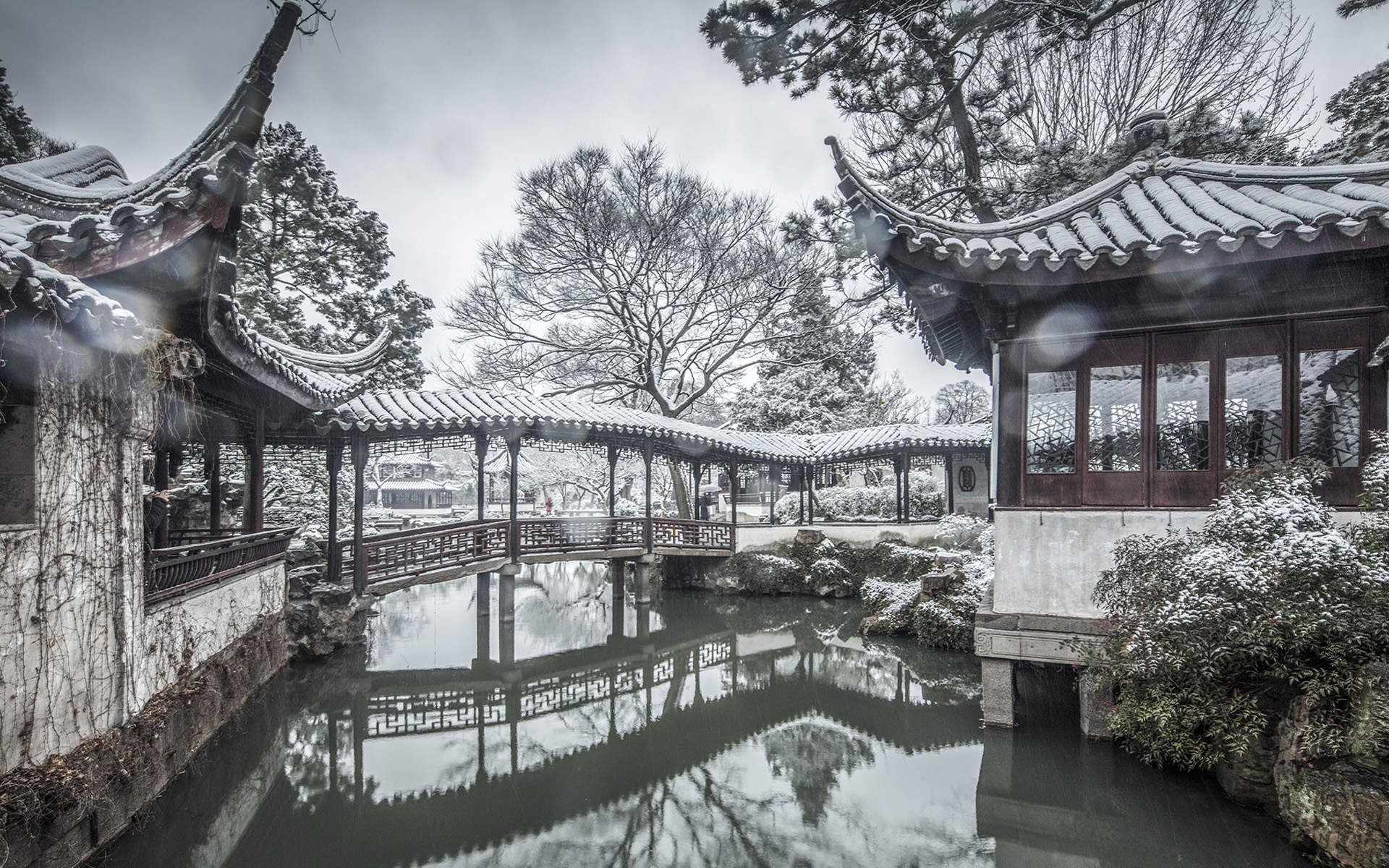 冬日雪景图片