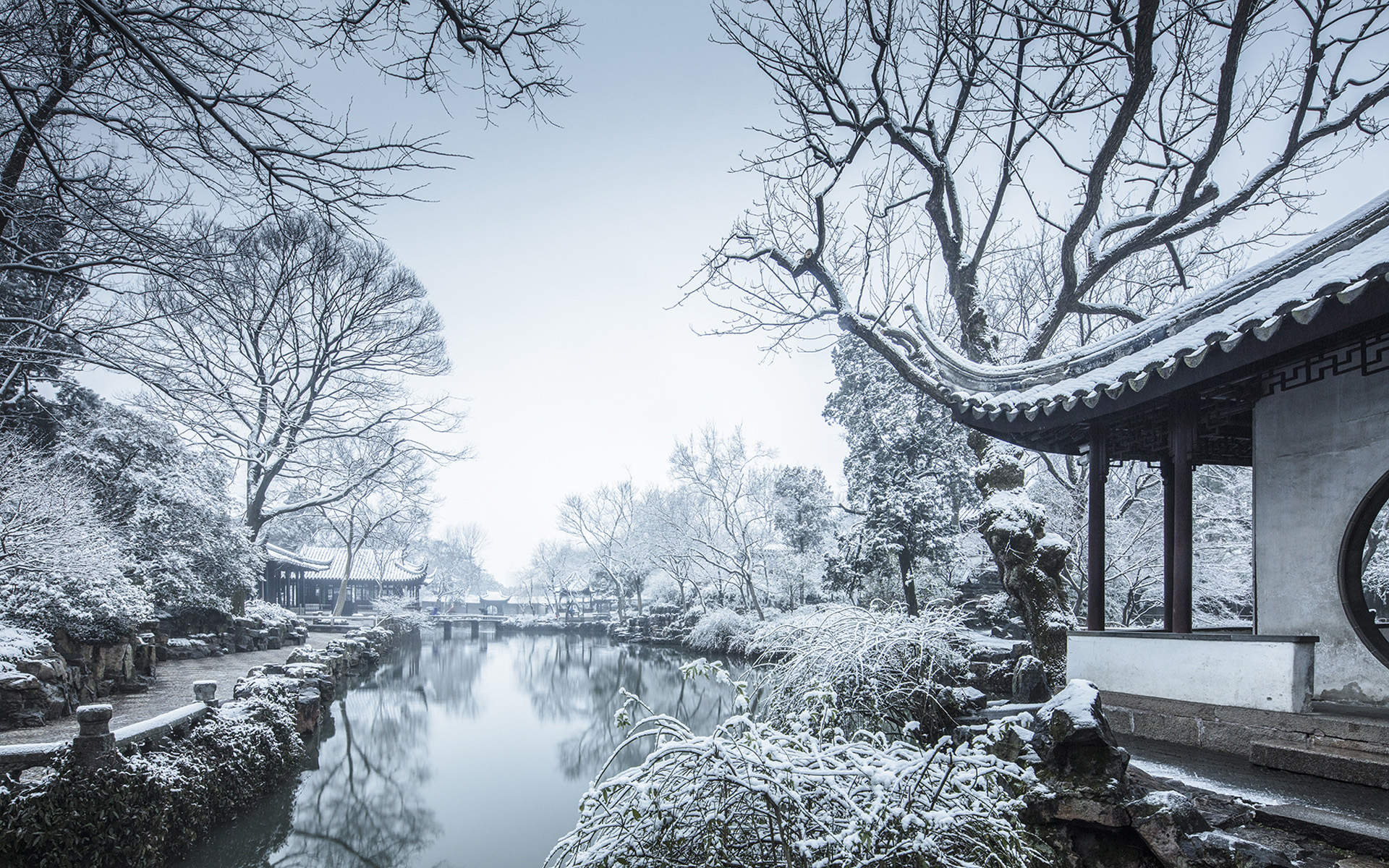 郑秀妍日本函馆冬日雪景唯美写真图片图片
