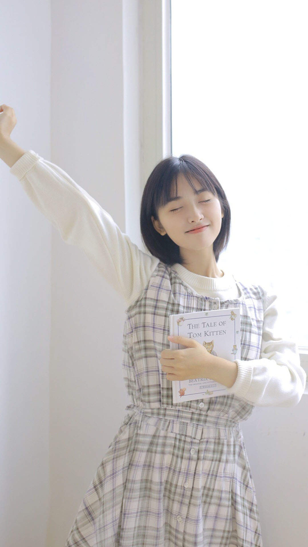 高清美女沈月甜美灵动写真图片手机壁纸图片