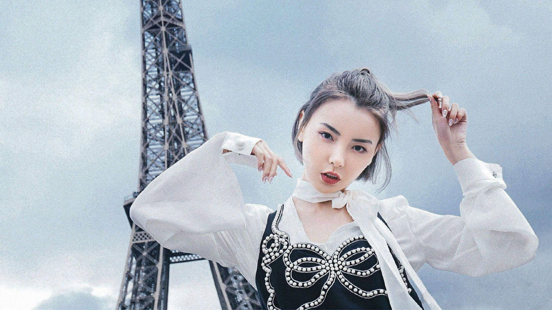 清北京性感美女赵宇彤黑白复古格调写真图片图片