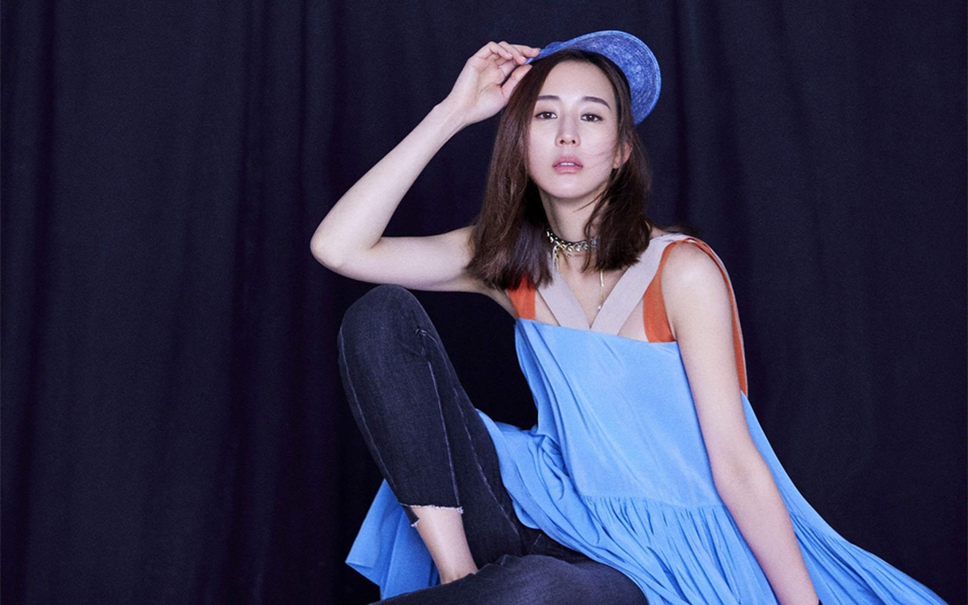 高清中国台湾影视女演员张钧甯百变风格时尚大片高清桌面壁纸图片