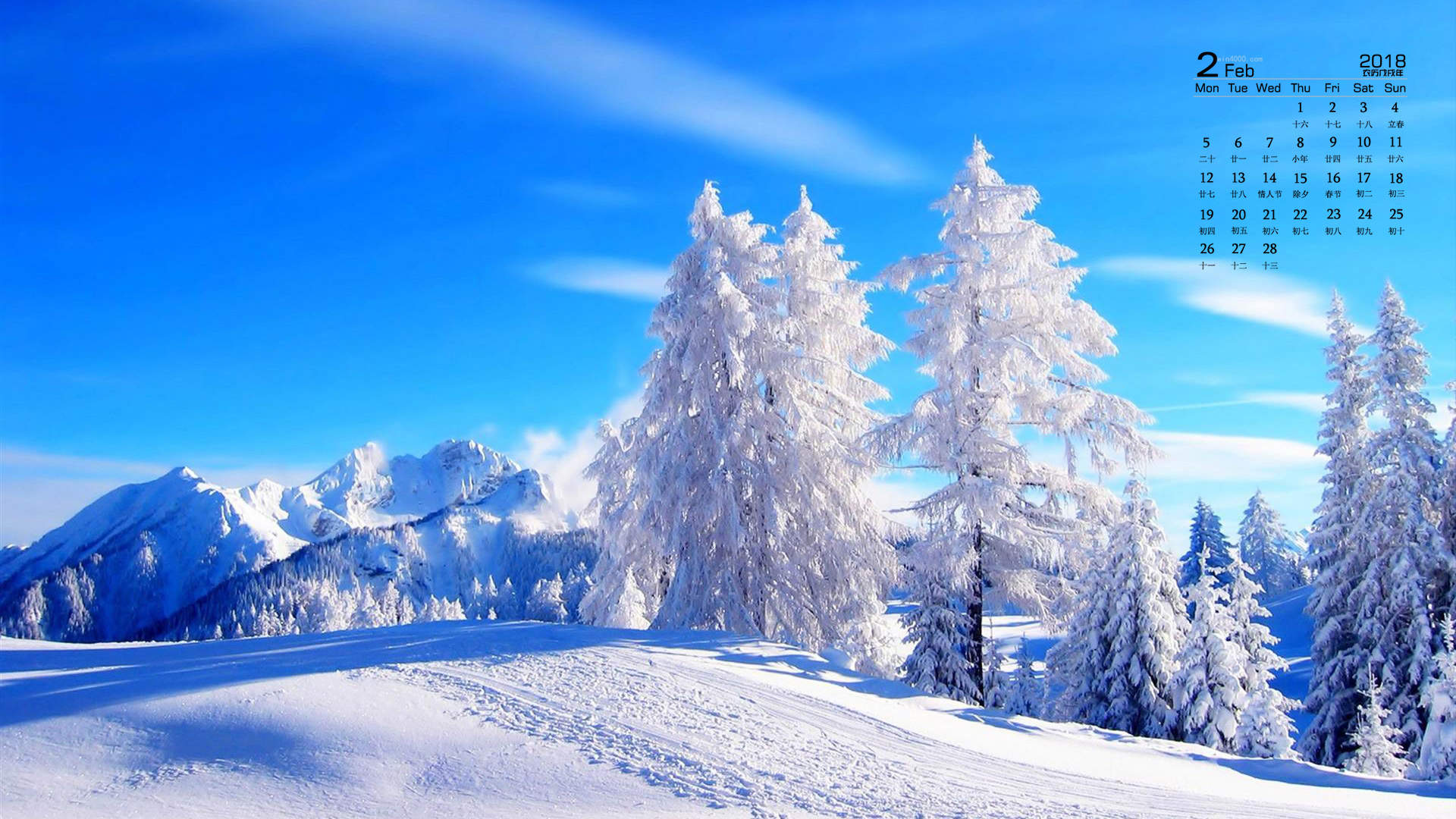 冬天雪景唯美手机壁纸图片图片