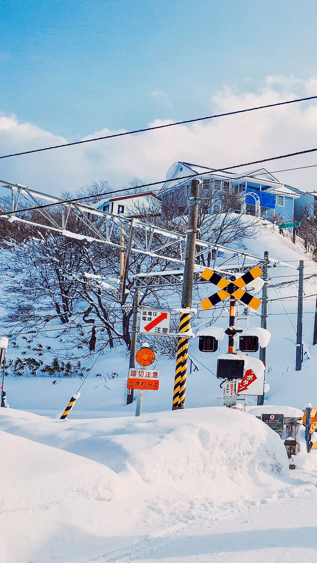冬天雪景唯美手机壁纸图片图片