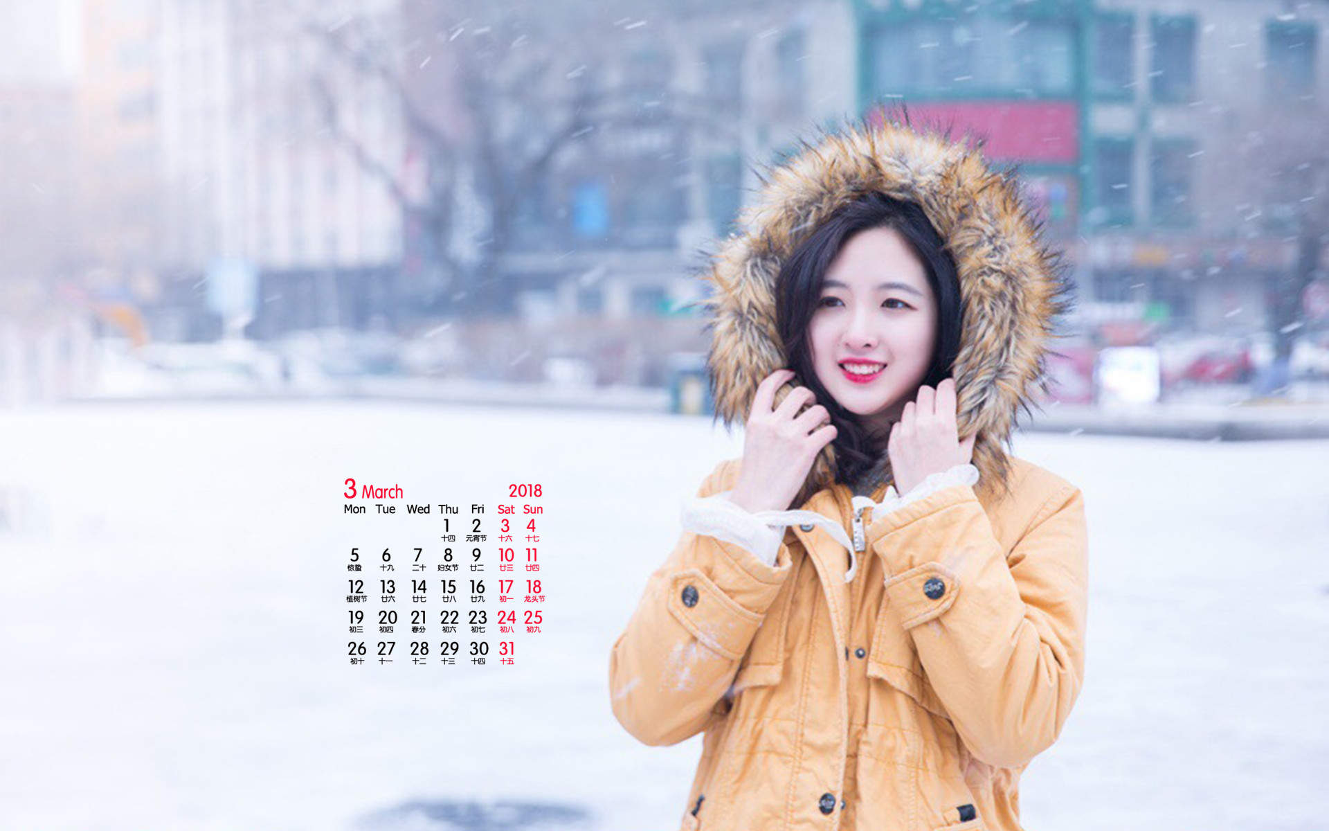 冬天雪景唯美手机壁纸图片图片