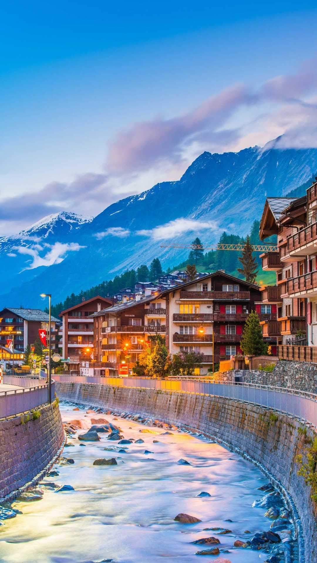 湖泊山水风景手机壁纸图片
