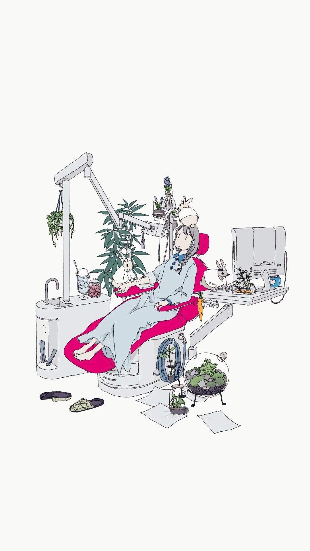 个性潮流卡通人物高清手机壁纸图片