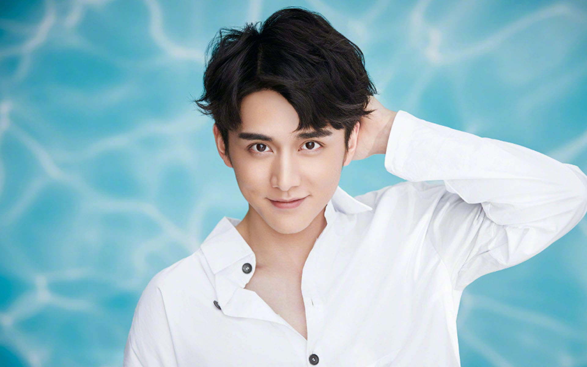 高清湖北省荆州男明星张新成帅气型男时尚写真大片图片