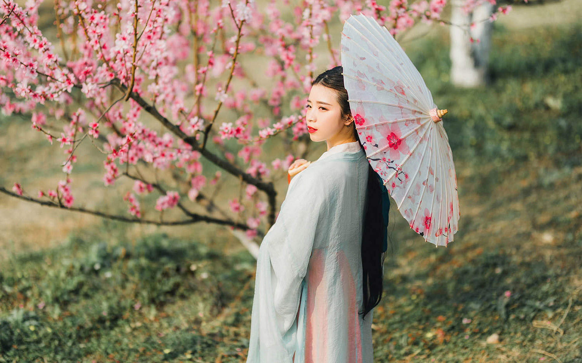汉服美女图片