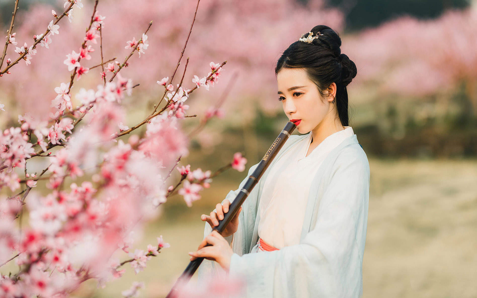 汉服美女图片