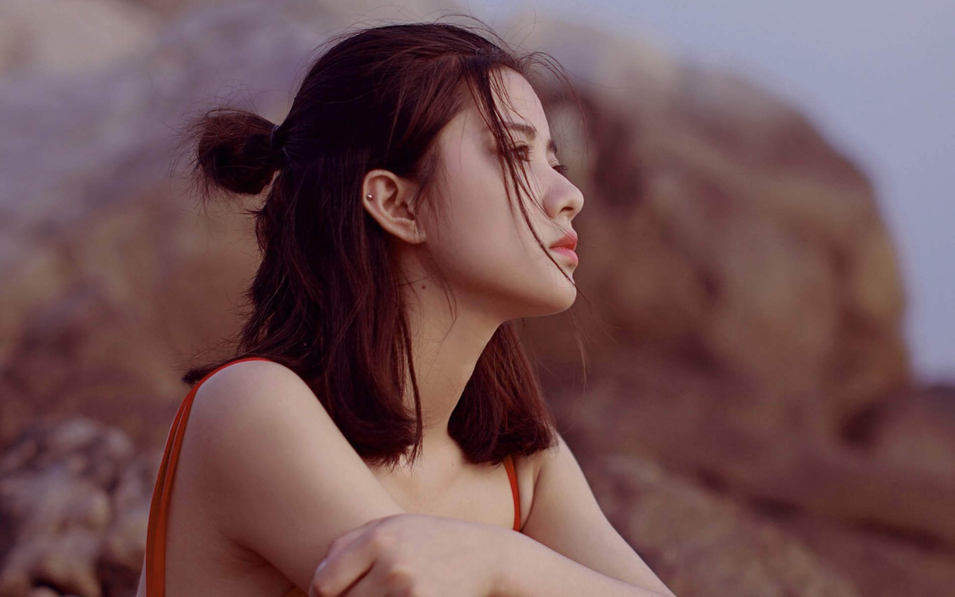 旧金山海边的浪漫情人节图片