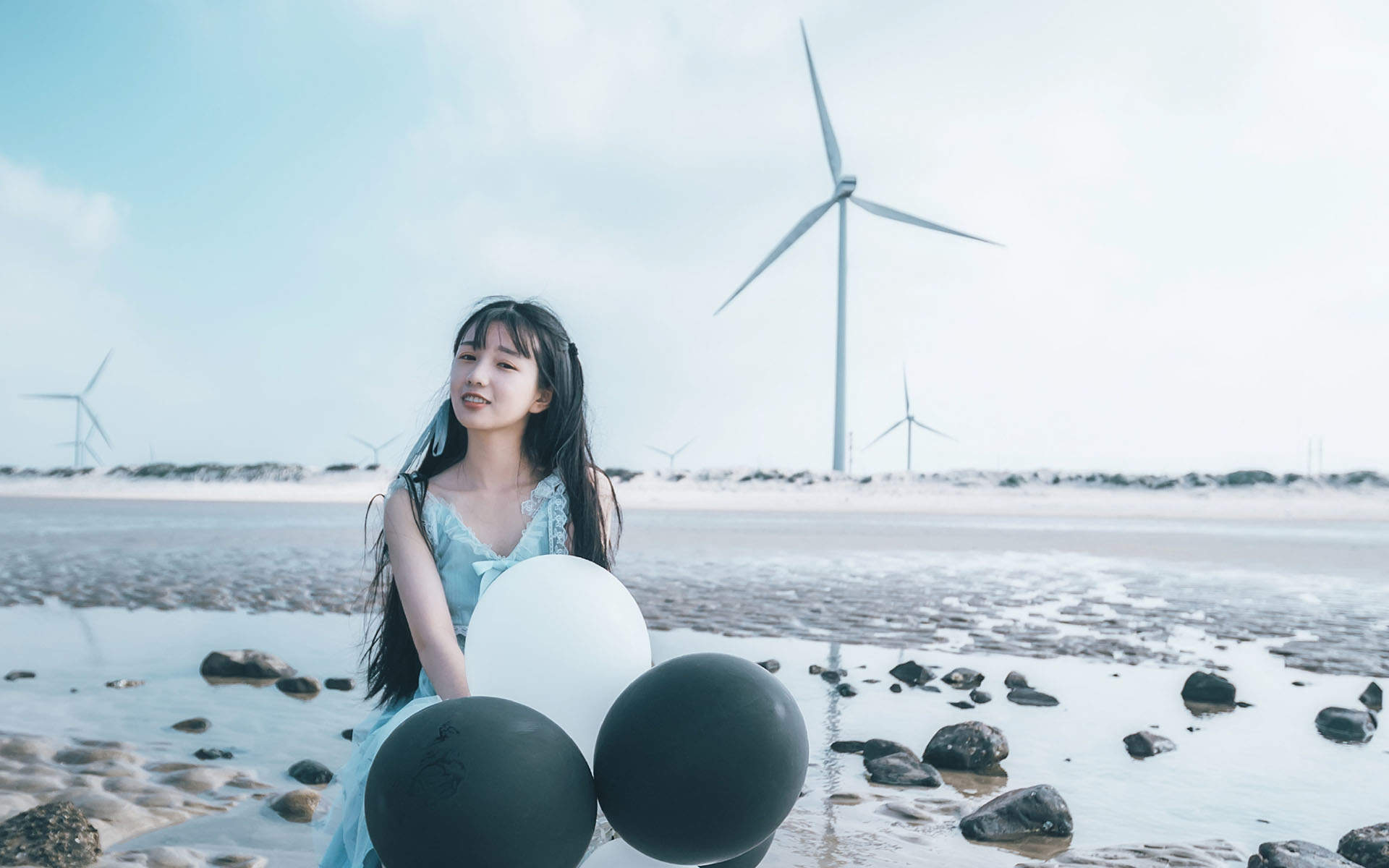 旧金山海边的浪漫情人节图片