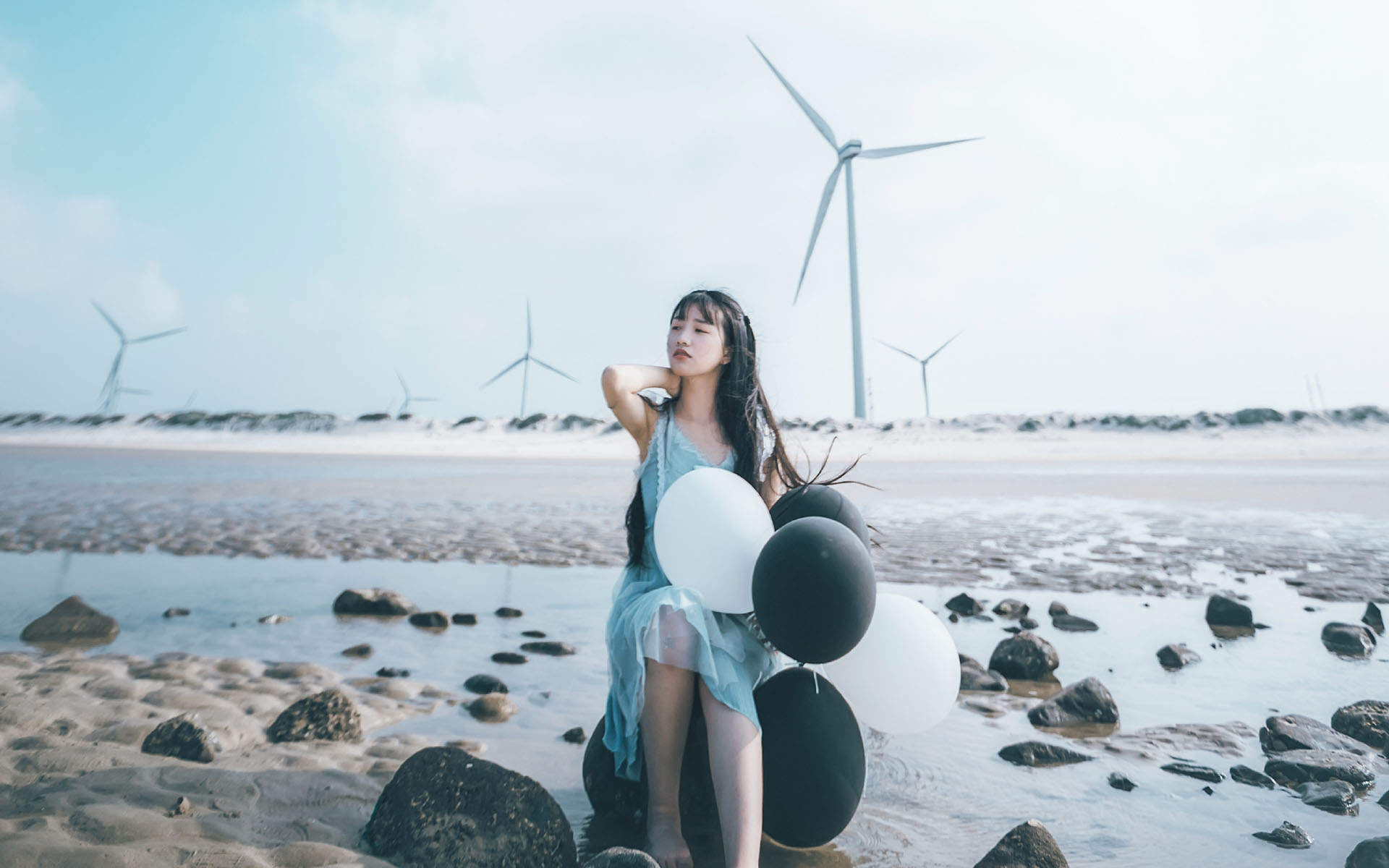 旧金山海边的浪漫情人节图片