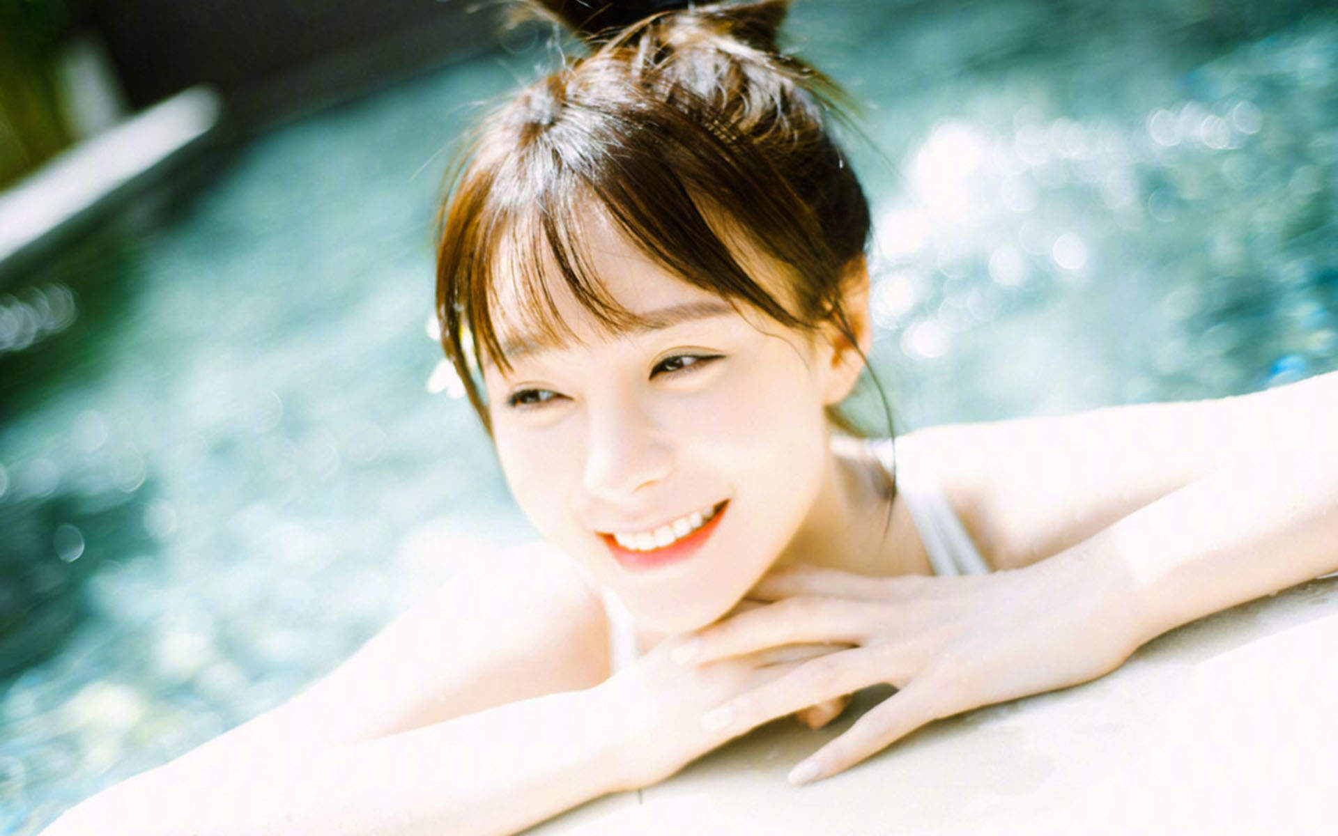 高清湖南省湘西吉首市美女沈梦辰《恋梦空间》微甜图片图片