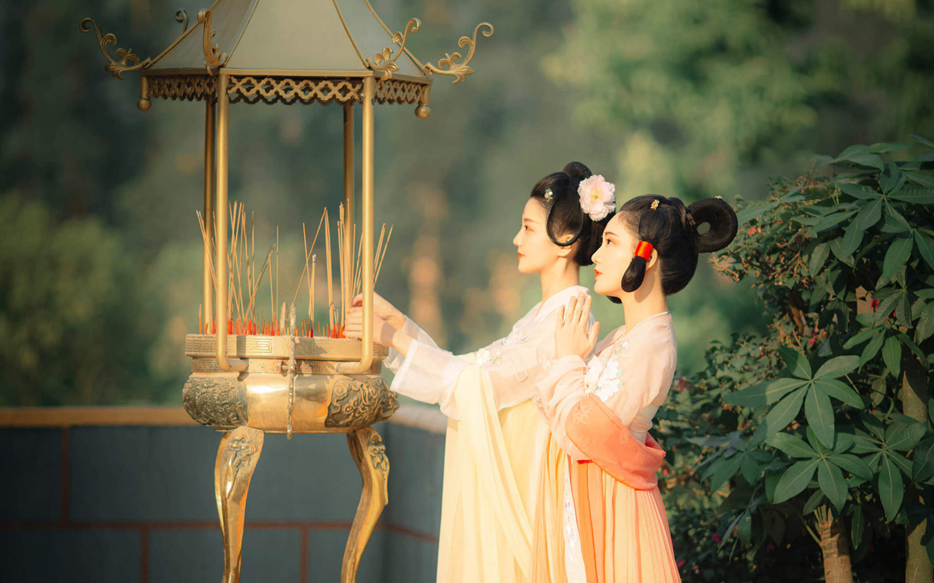 汉服美女图片