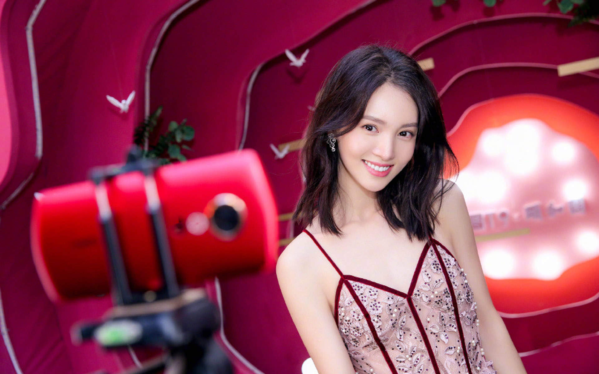 中国大陆山东济南女演员平面模特金晨白衫清新甜美写真图片图片