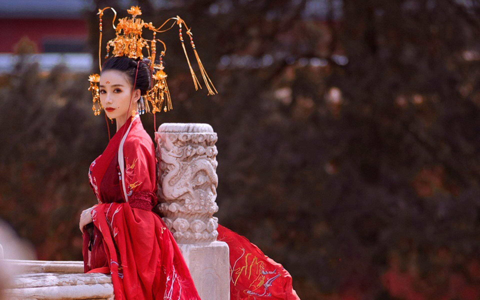 汉服美女图片