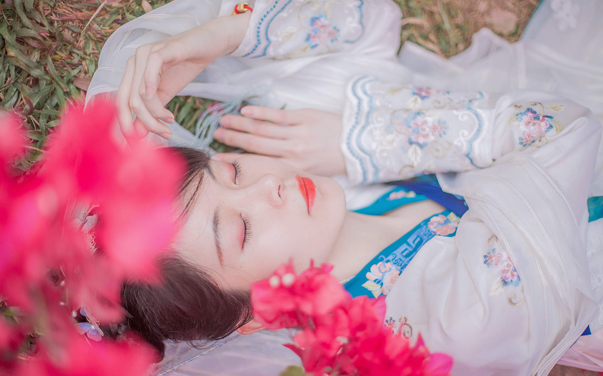 汉服美女图片
