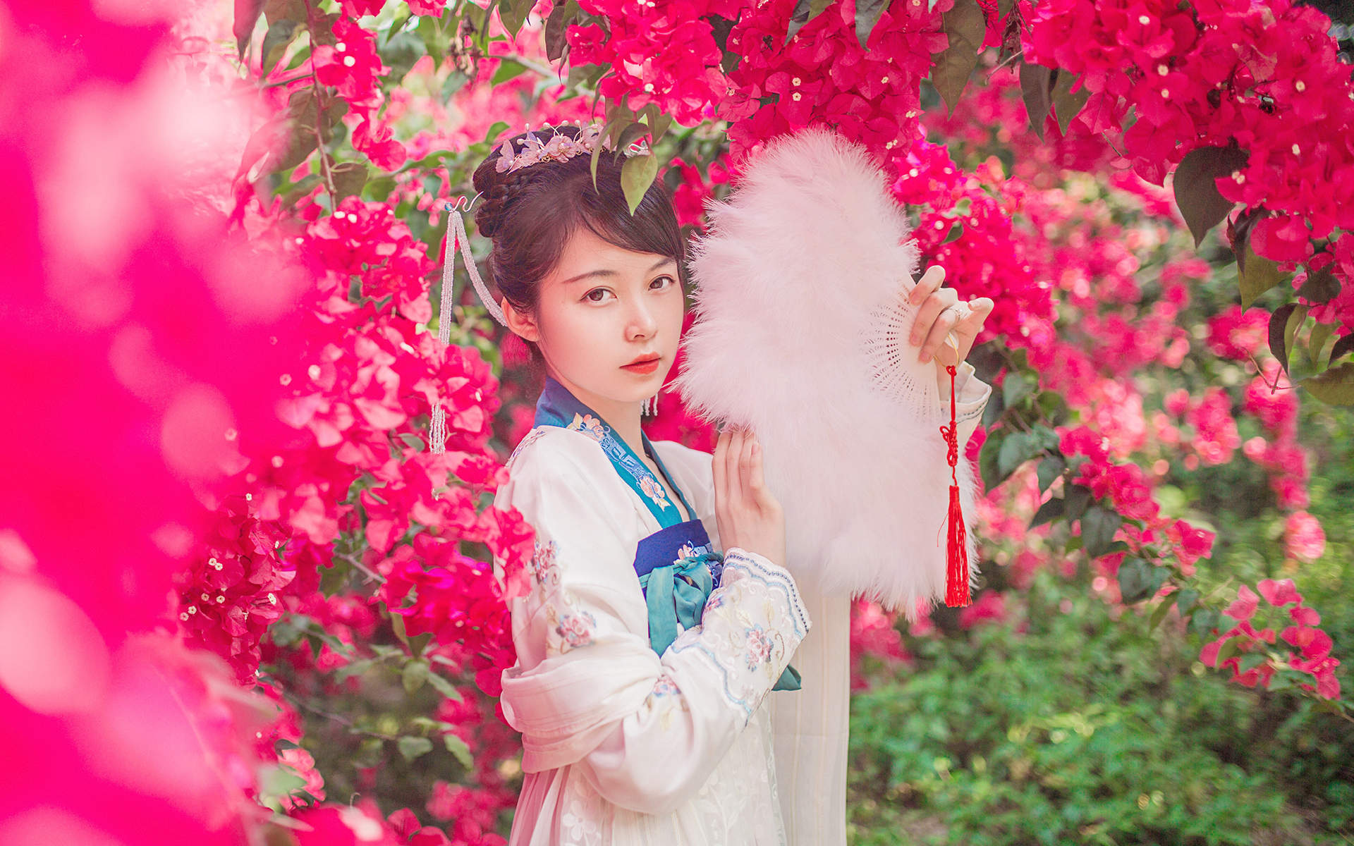 汉服美女图片