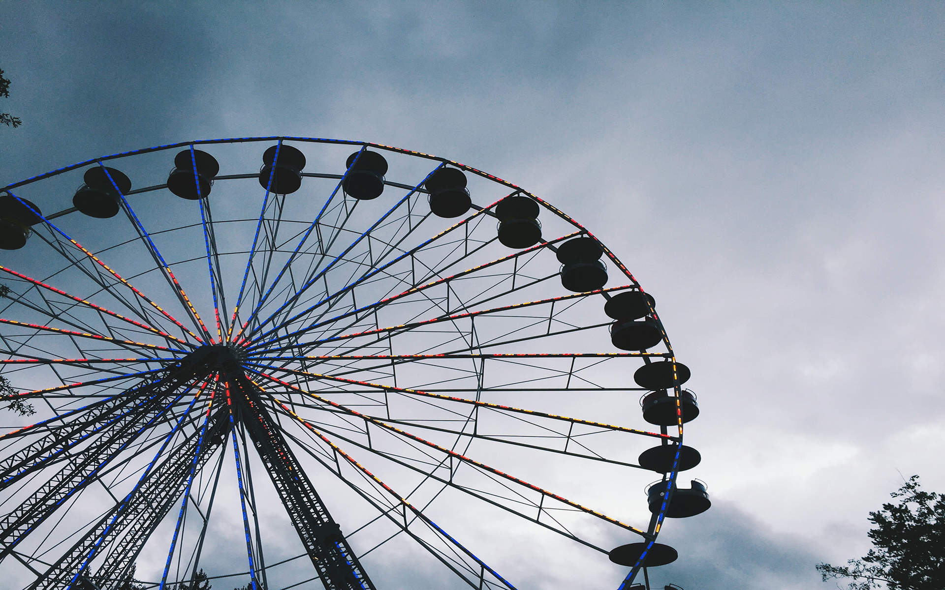 非主流摩天轮图片