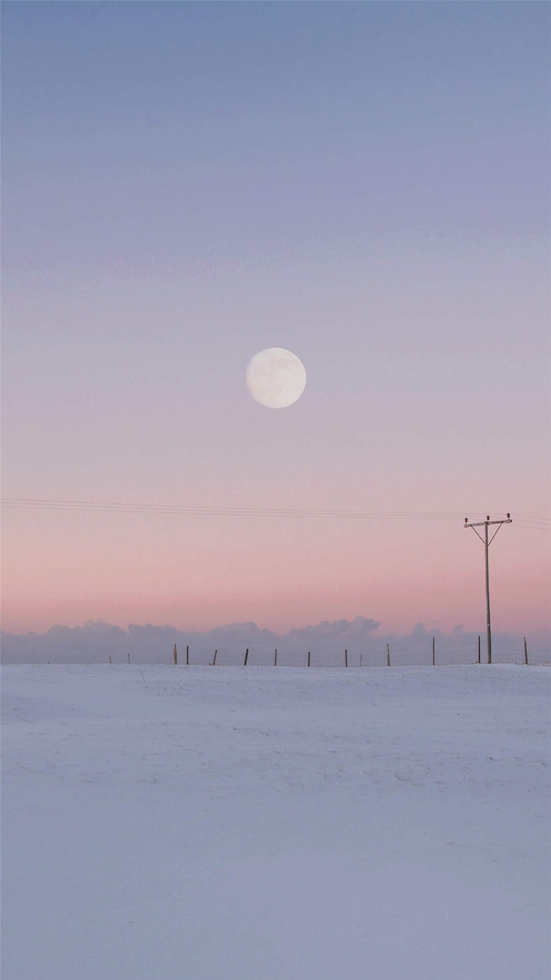唯美清凉雪景高清手机壁纸图片