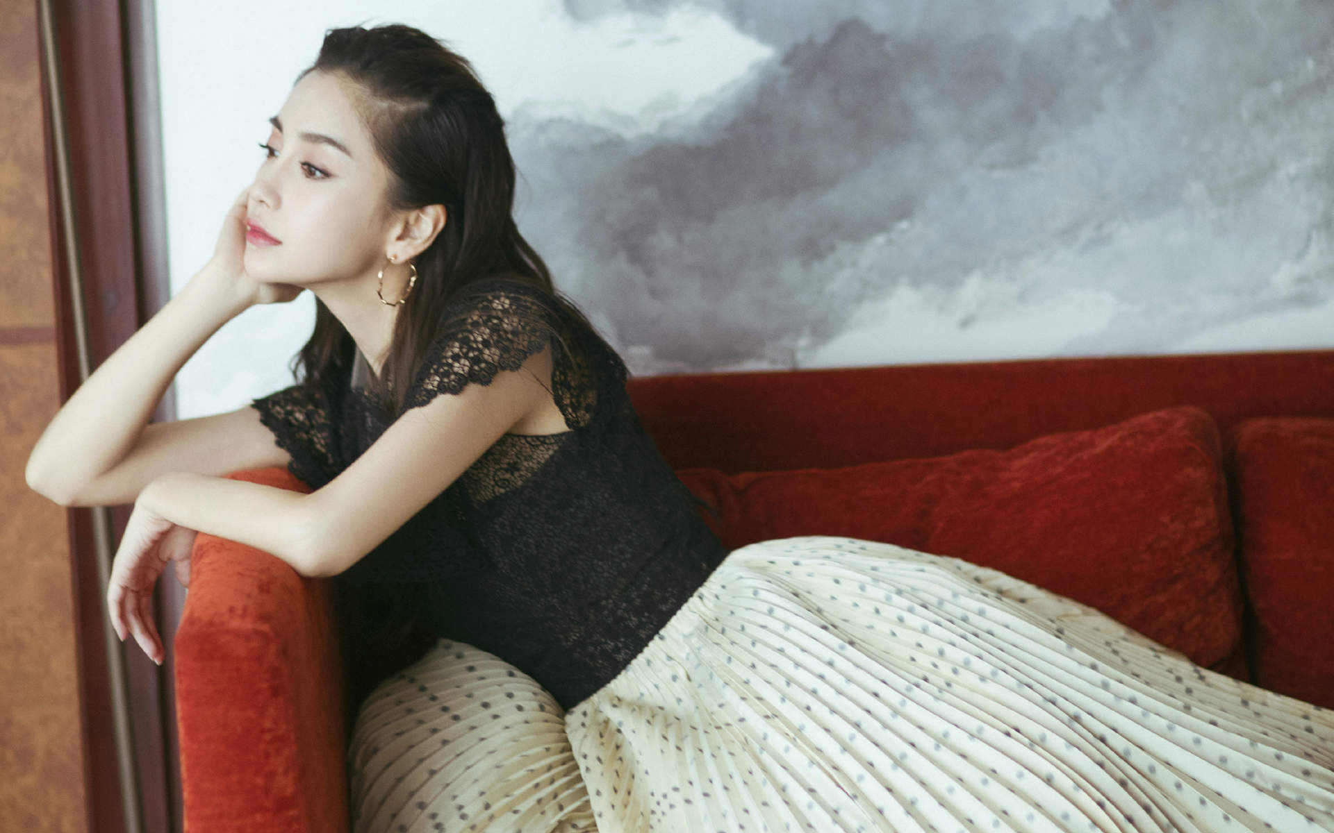 刘美彤性感写真高清电脑壁纸图片