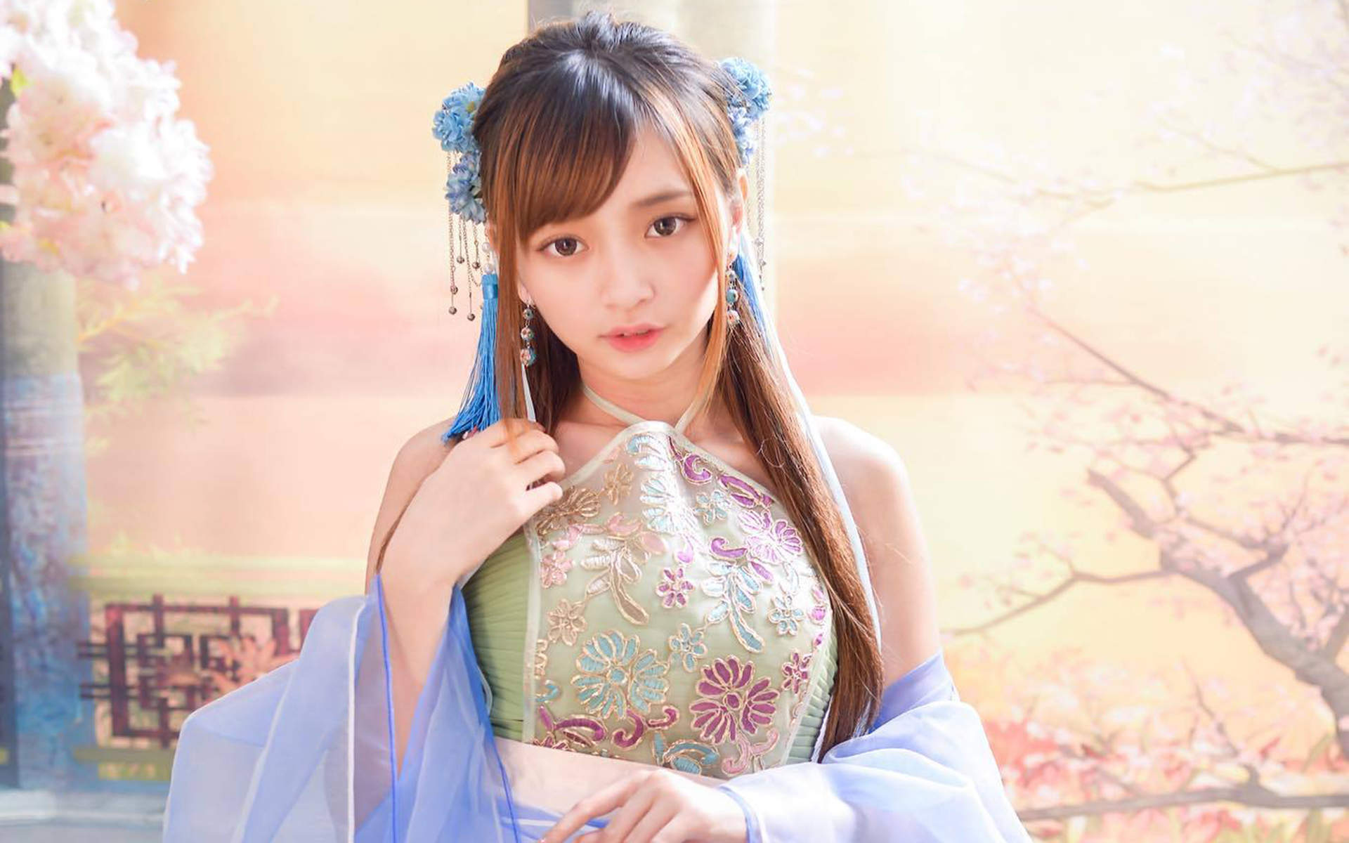汉服美女图片
