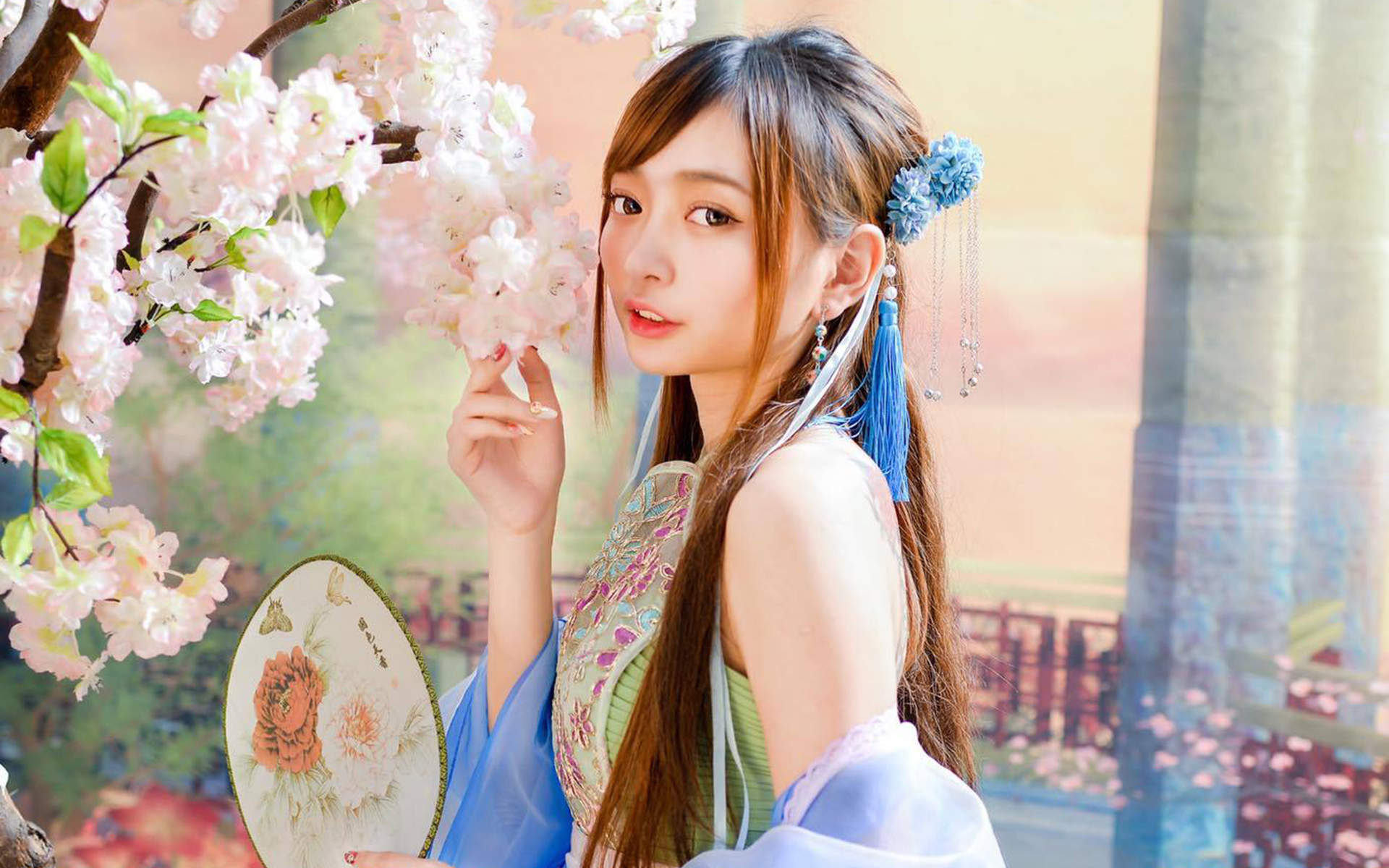 汉服美女图片