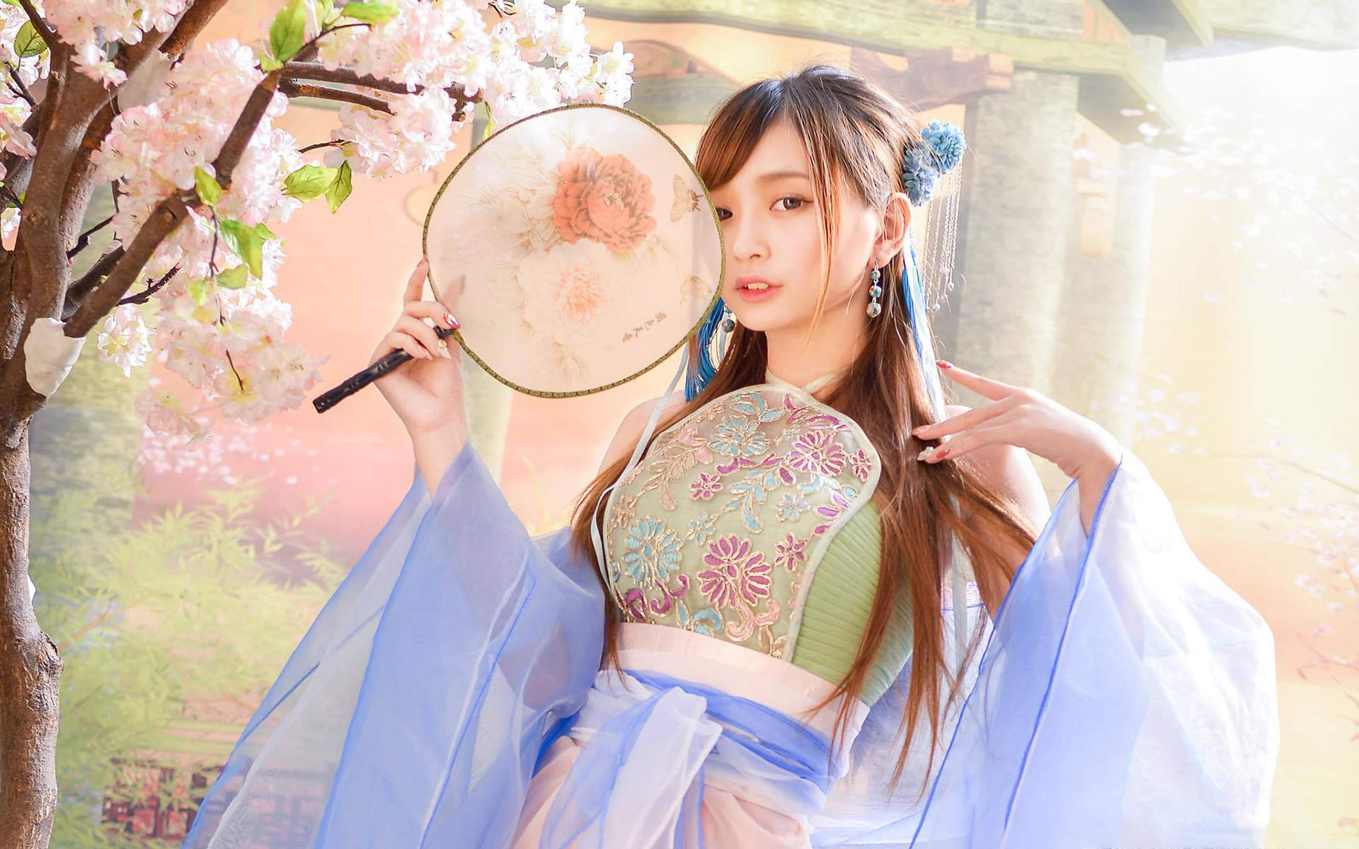 汉服美女图片