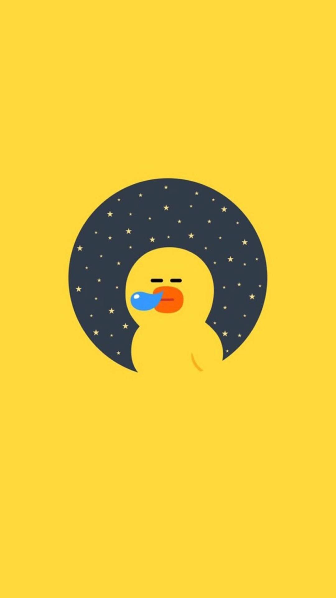 可爱小黄鸭高清手机壁纸图片
