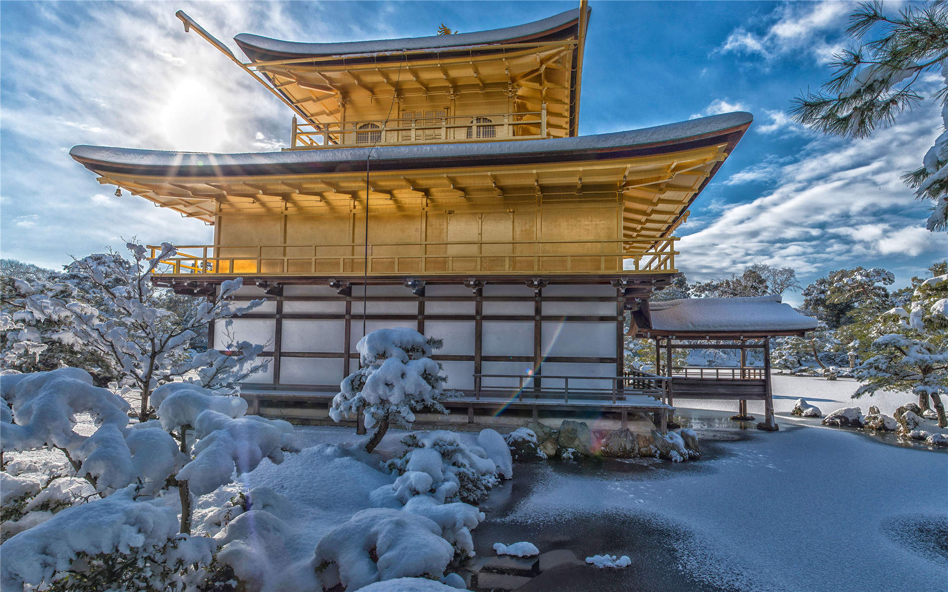 冬天雪景唯美手机壁纸图片图片