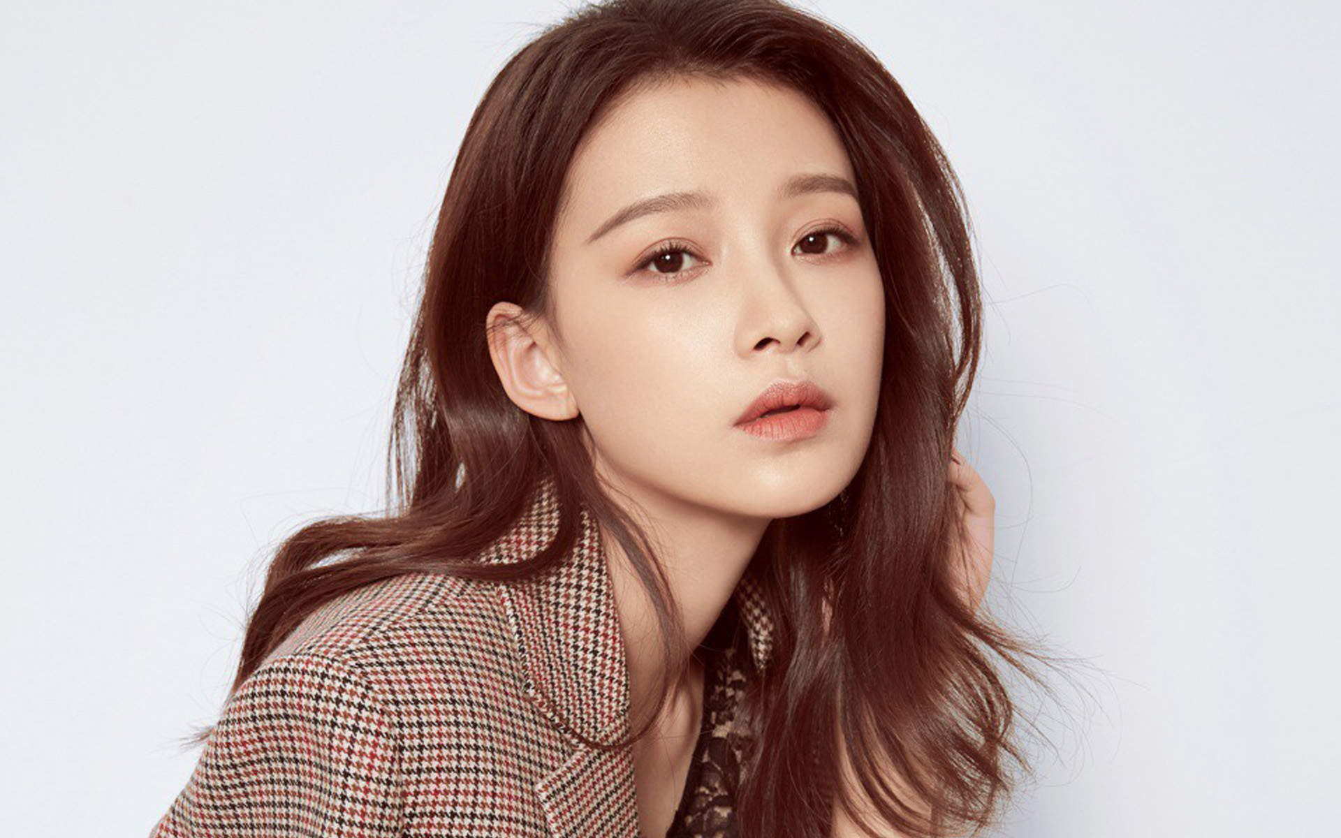 林省通化市集安女明星孙怡妩媚动人时尚写真大片图片
