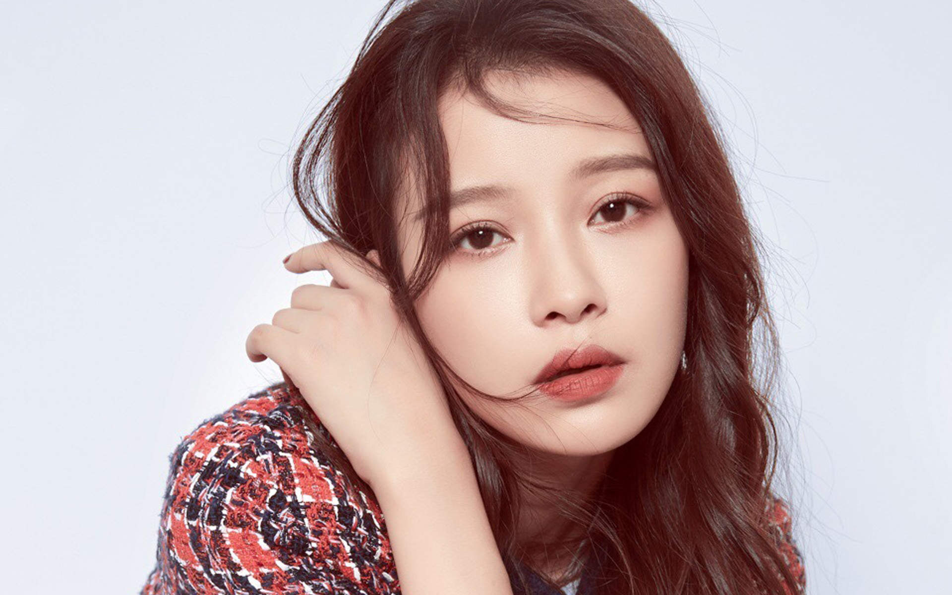 林省通化市集安女明星孙怡妩媚动人时尚写真大片图片